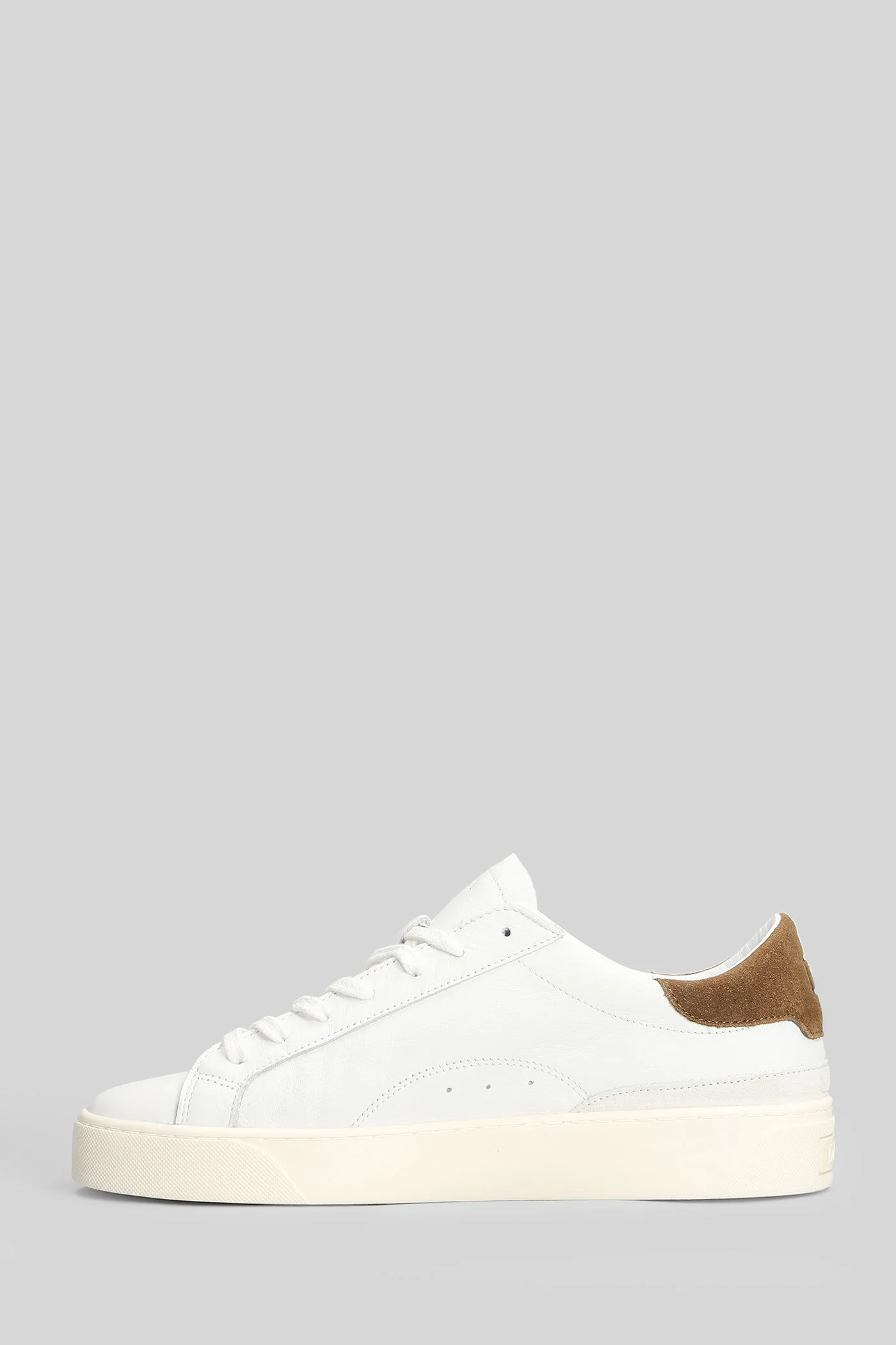 Sonica Calf Sneakers in white leather - Image 3