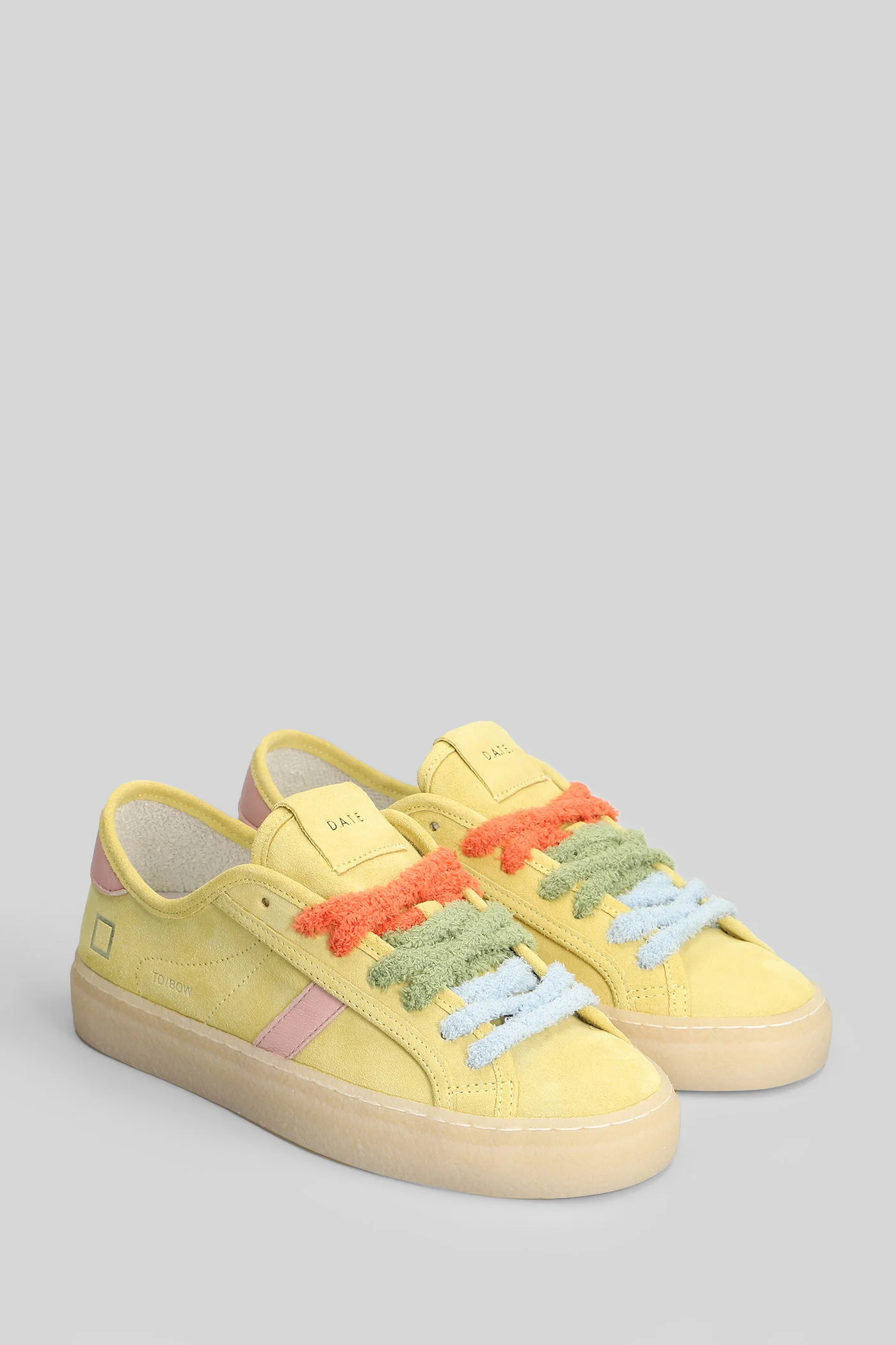 Tender Bow Sneakers in yellow suede - Image 2