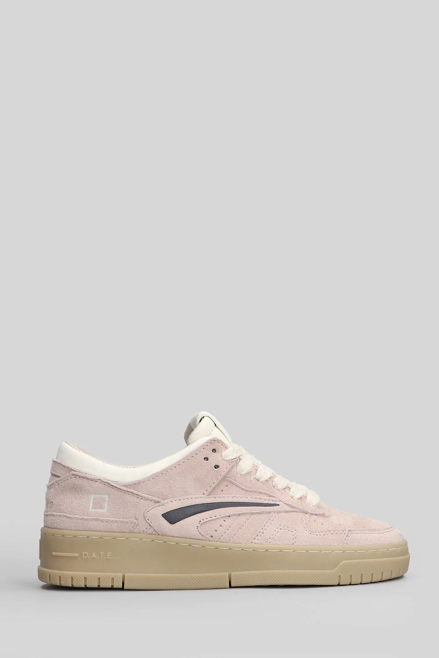 Torneo Block Sneakers in rose-pink suede