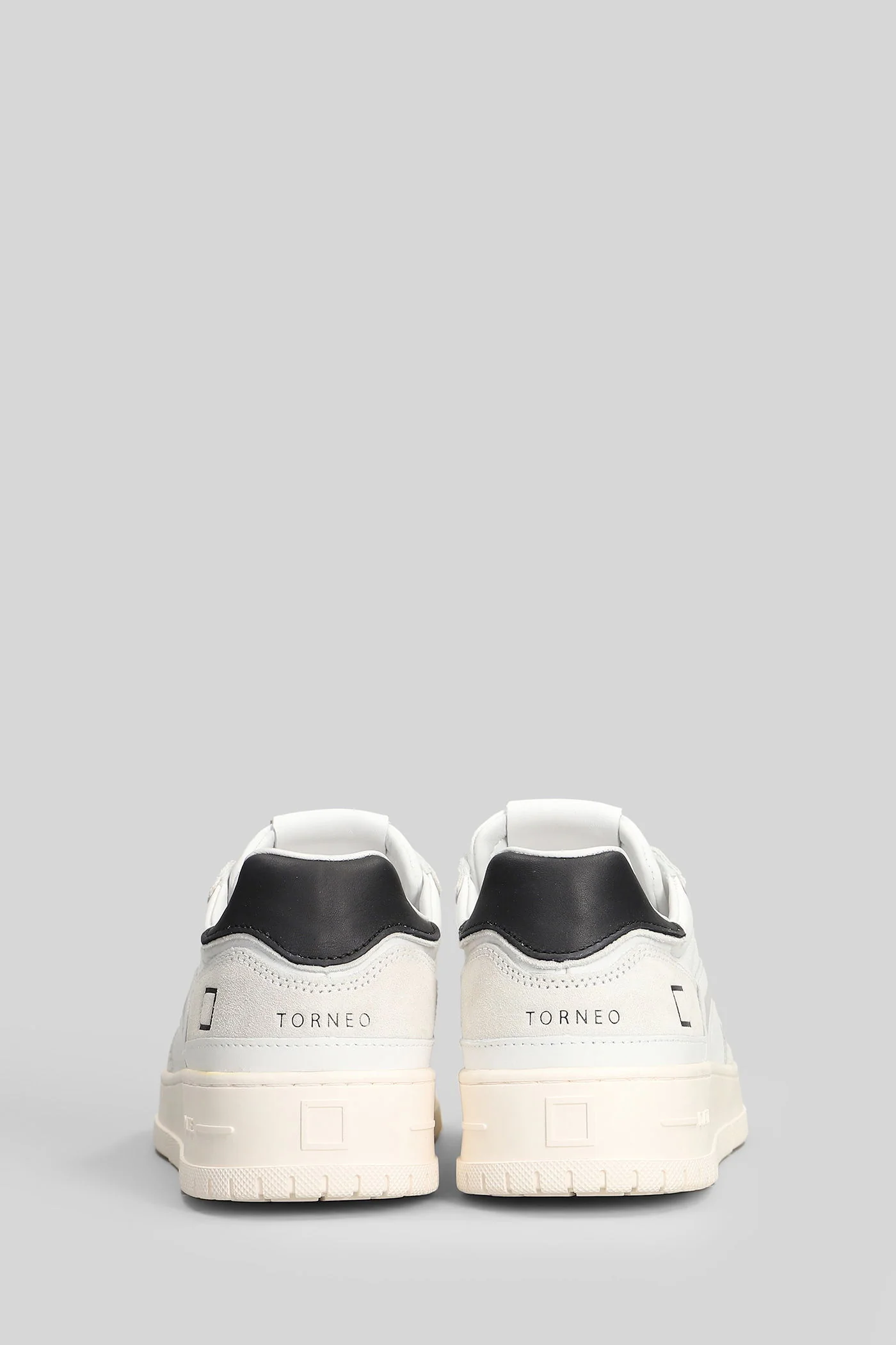 Torneo Pure Basic Sneakers in white suede and leather - Image 4