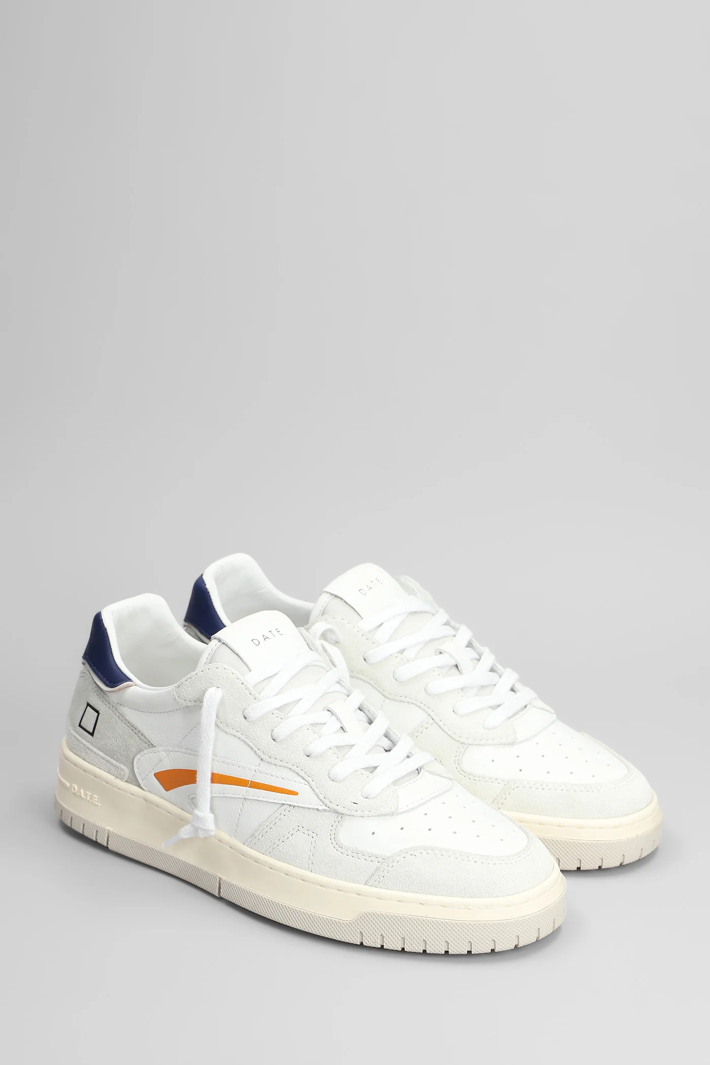Torneo Pure Soft Sneakers in white suede and leather - Image 2