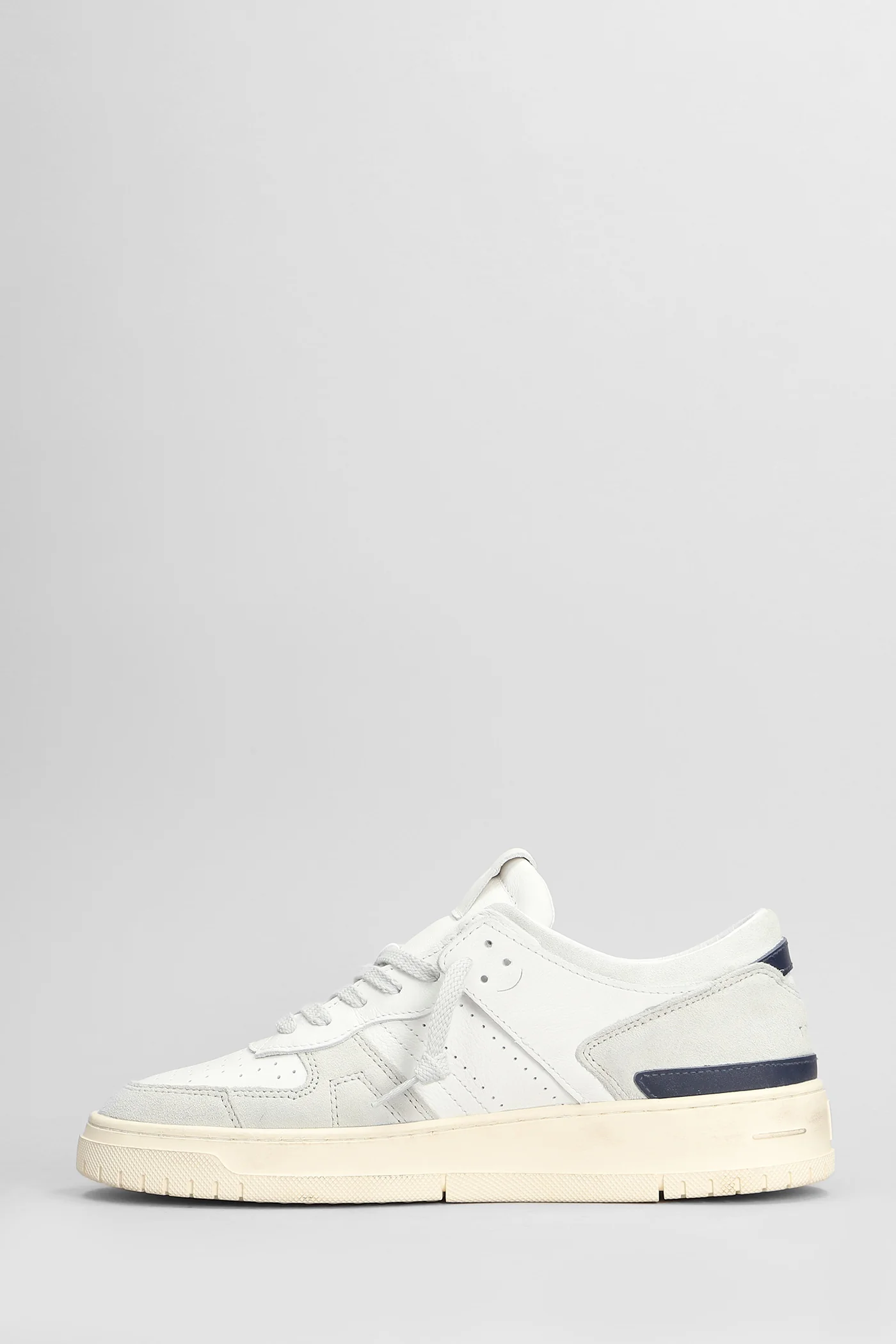 Torneo Sneakers in white suede and leather - Image 3