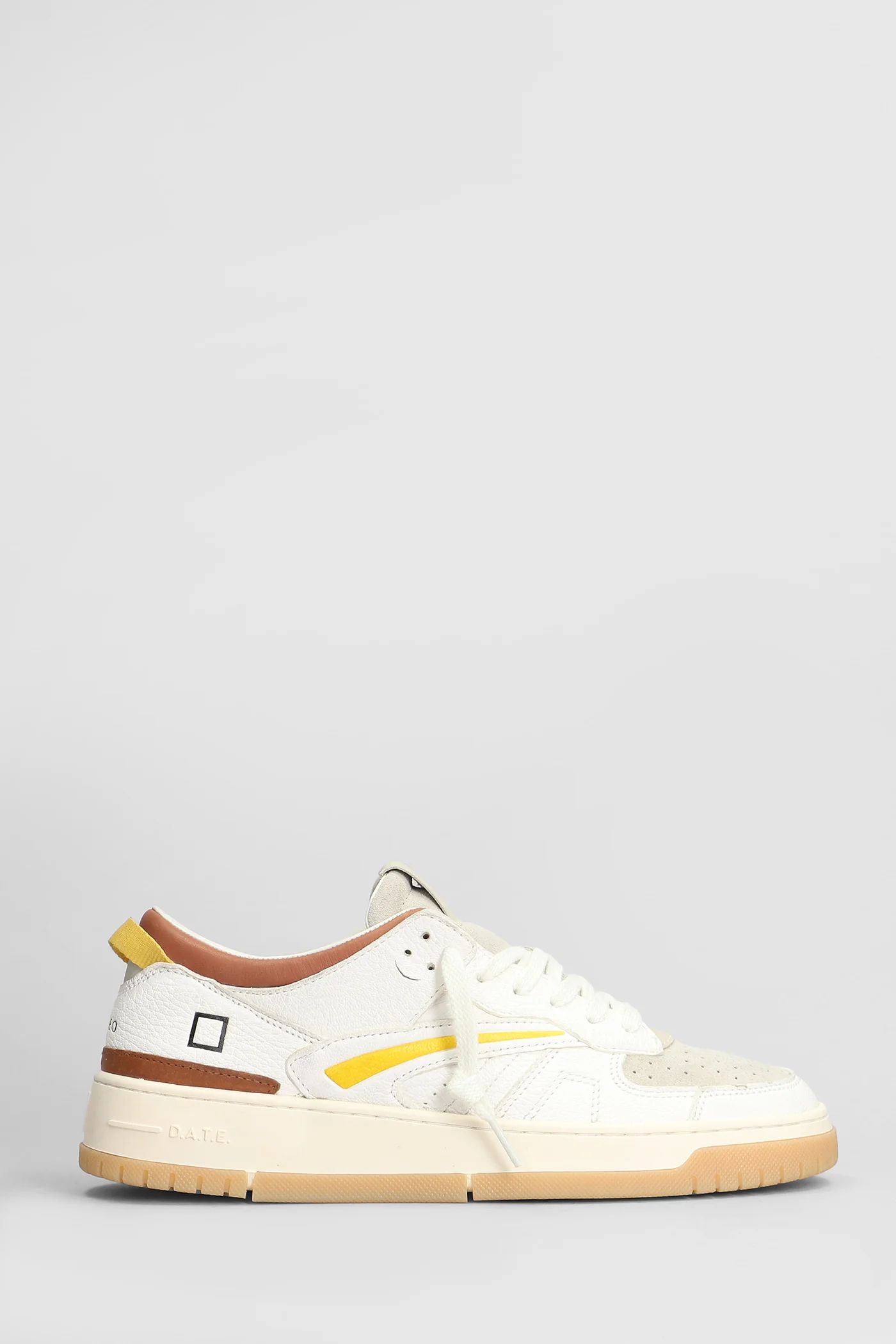 Torneo Sneakers in white suede and leather