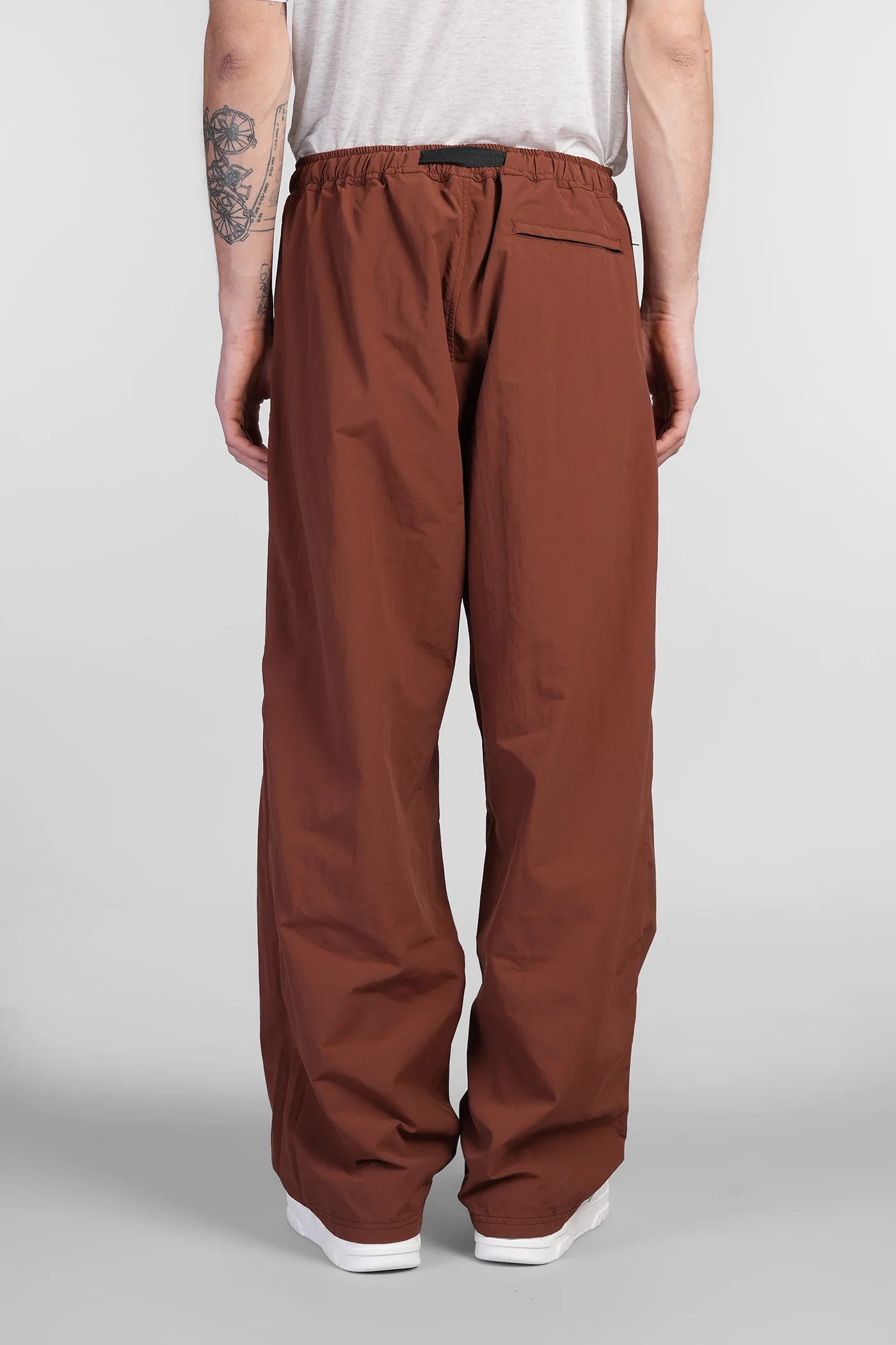 Brooklyn Pants in brown cotton - Image 3