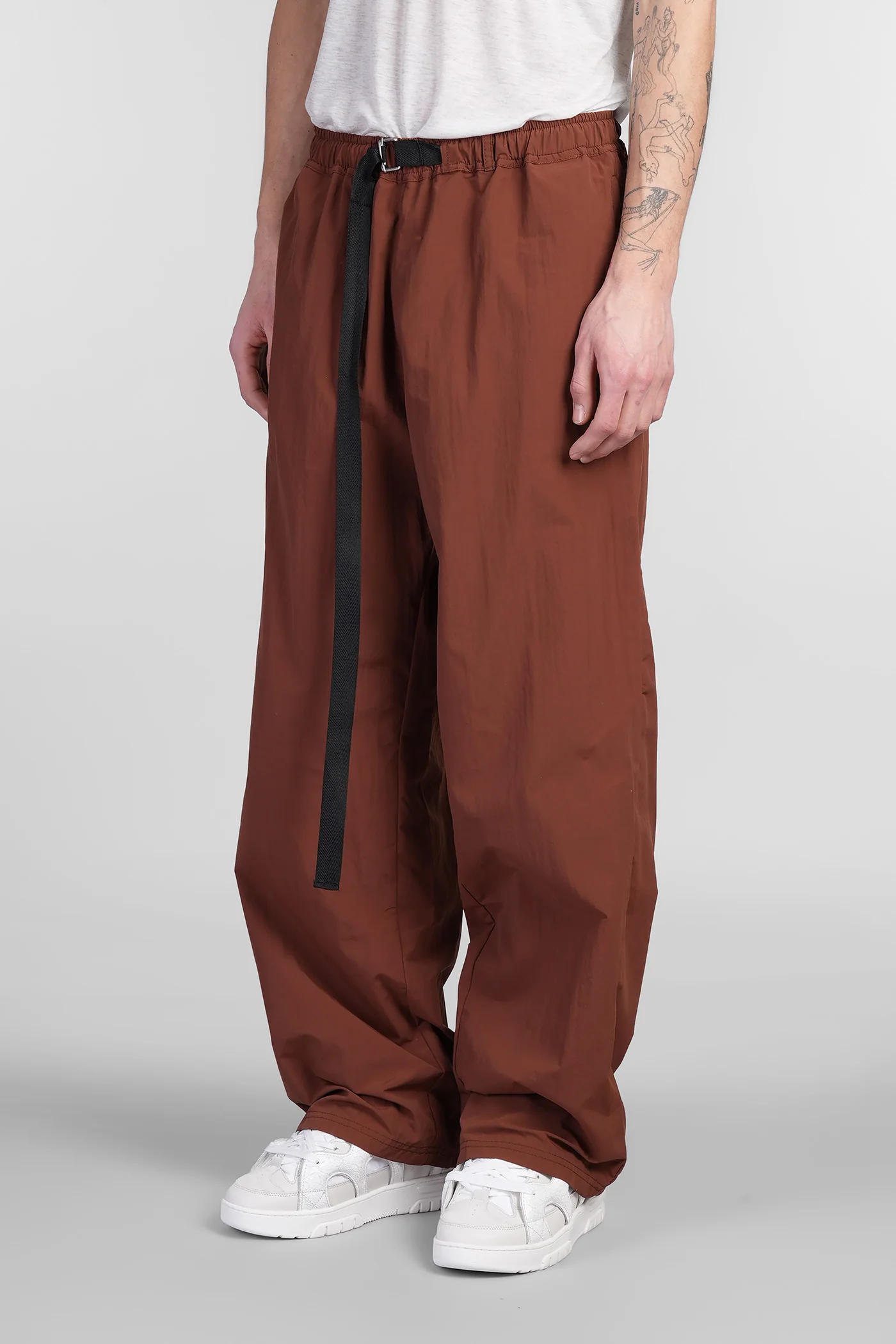 Brooklyn Pants in brown cotton - Image 4