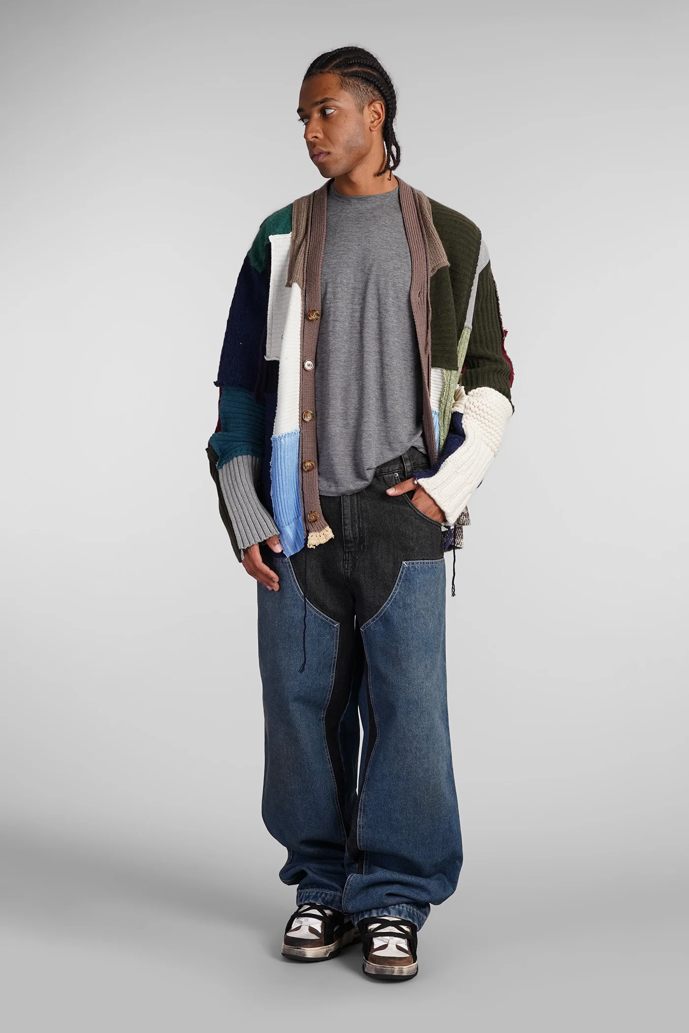 Cardigan in multicolor wool - Image 2