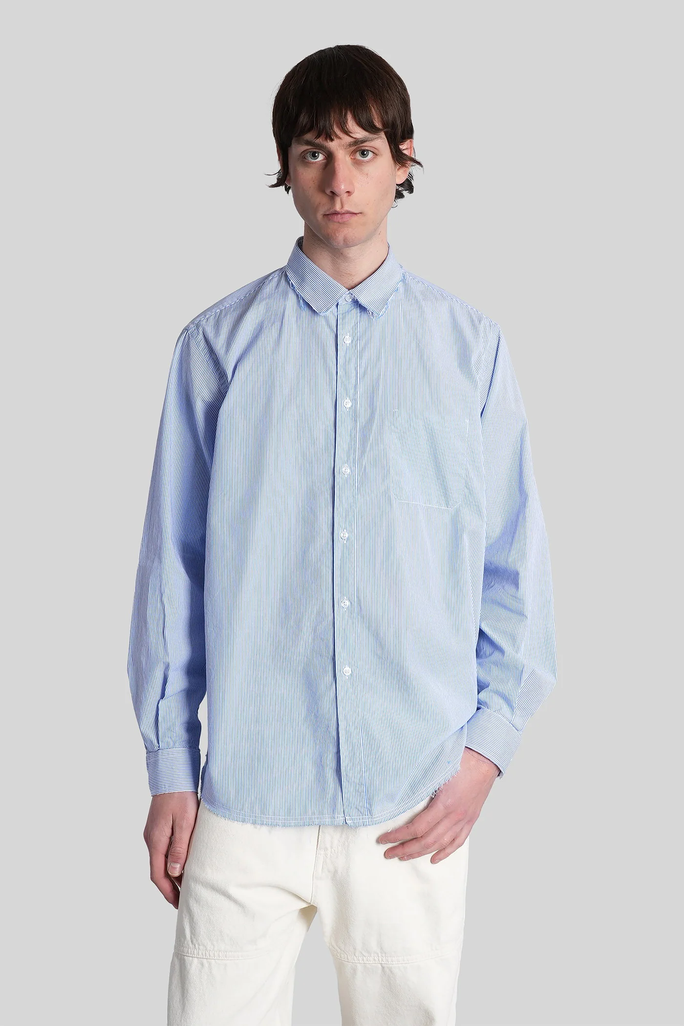 Talete Shirt in blue cotton
