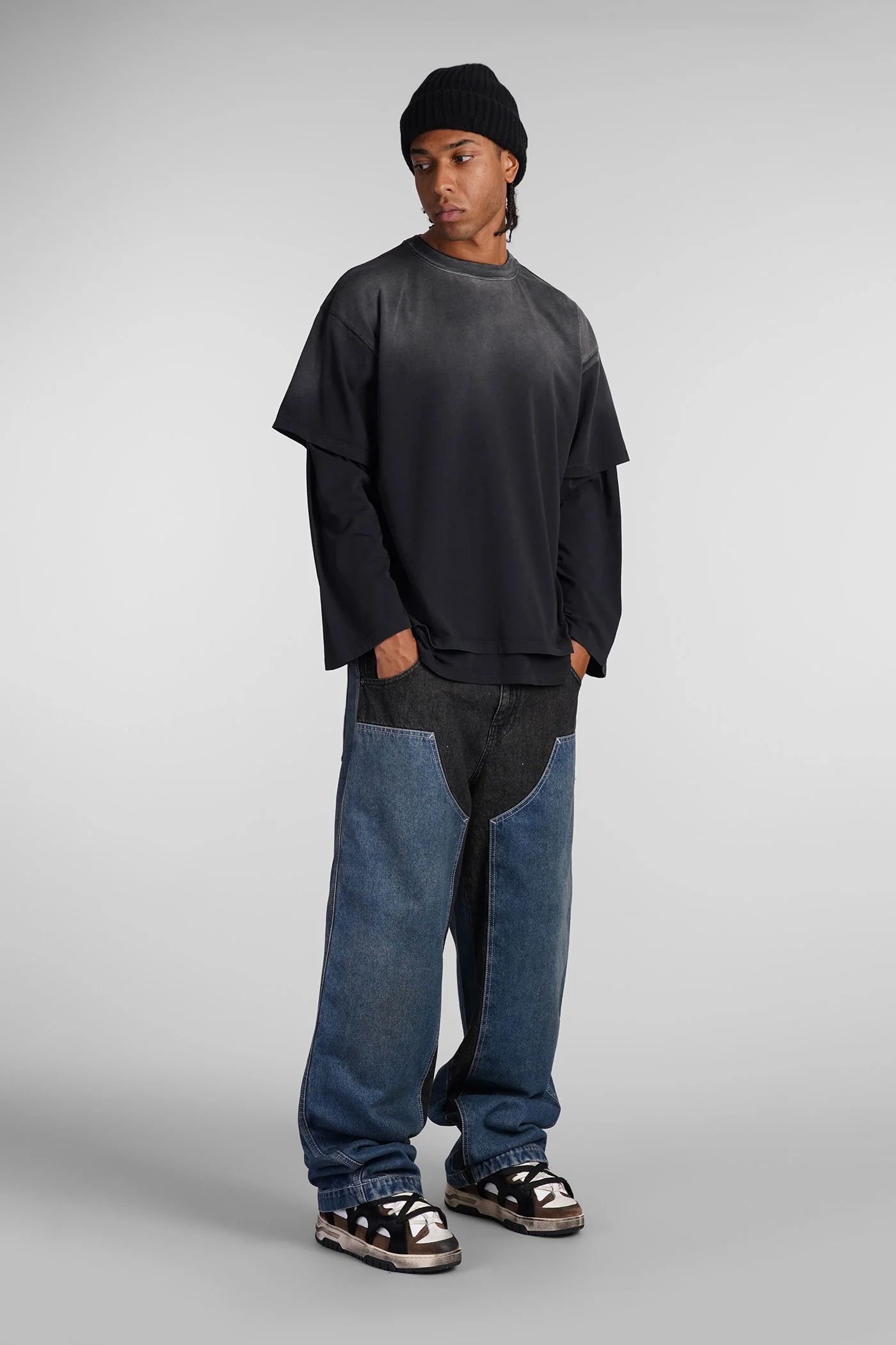 Zeno T-Shirt in black cotton - Image 2