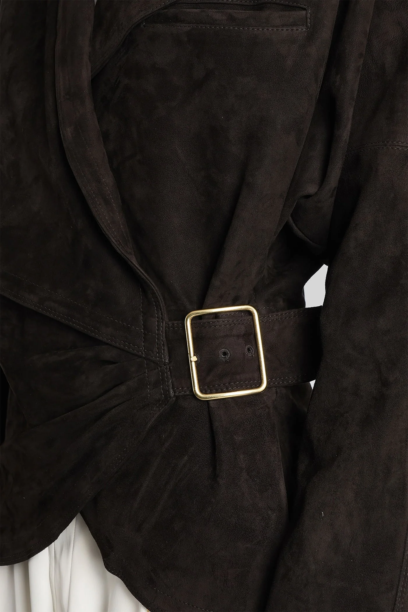 Cindy Leather jacket in brown leather - Image 5