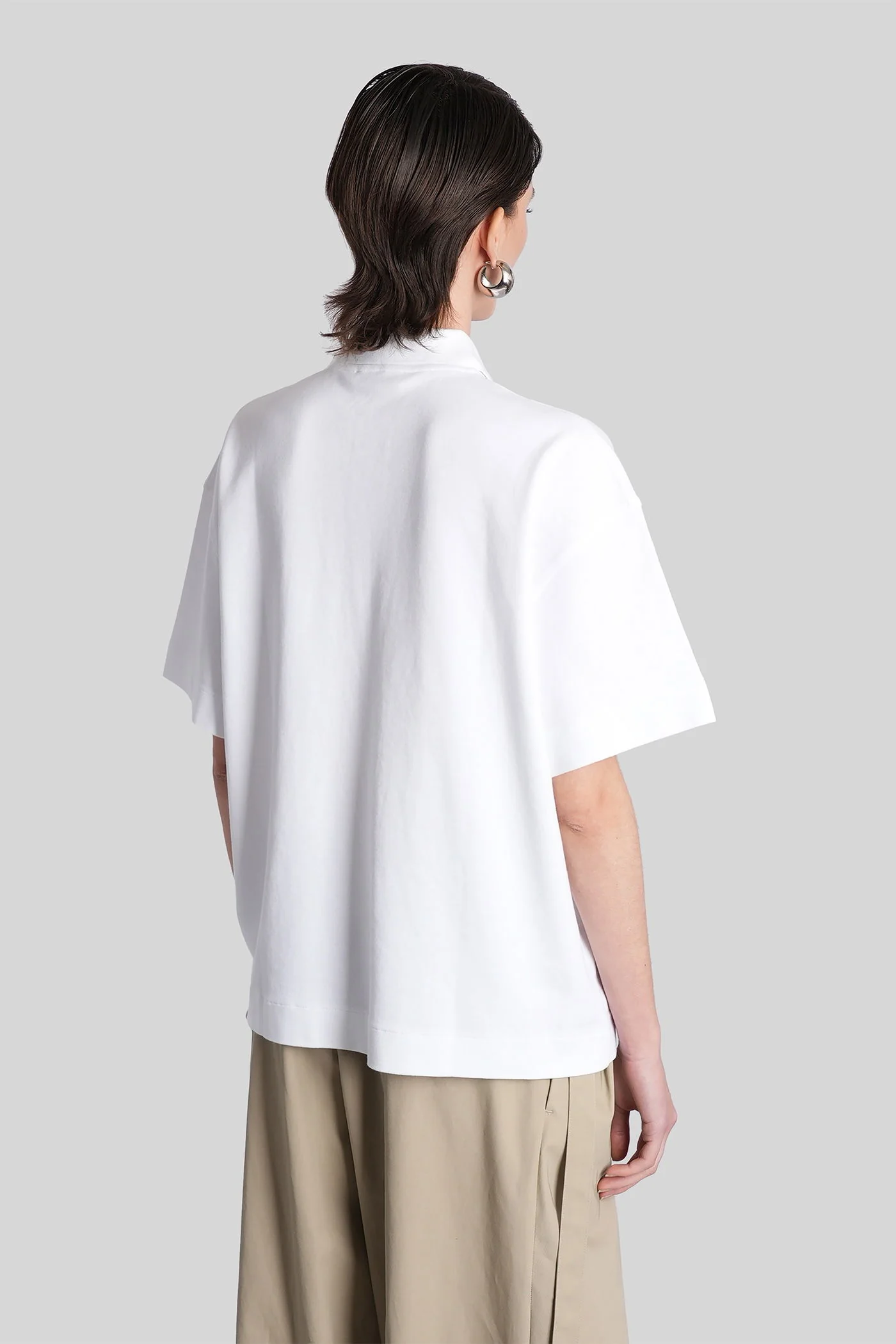 Cole Polo in white cotton - Image 3