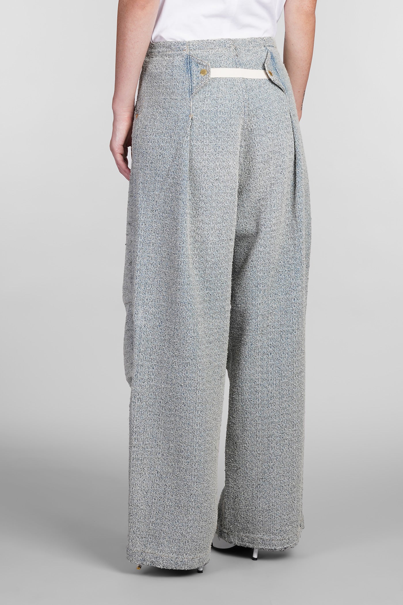 Daisy Jeans in cyan cotton - Image 3