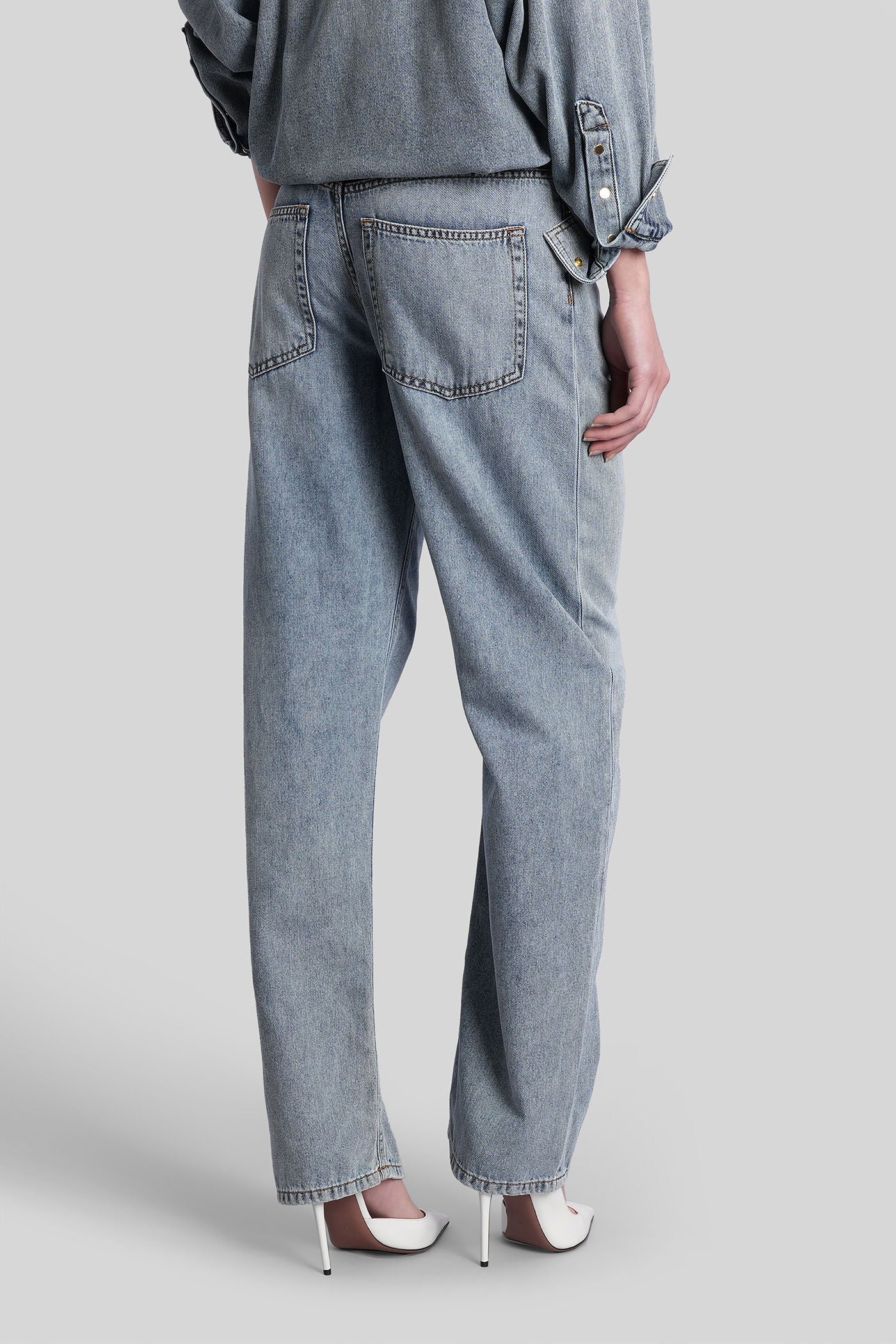 Gale Jeans in blue cotton - Image 3
