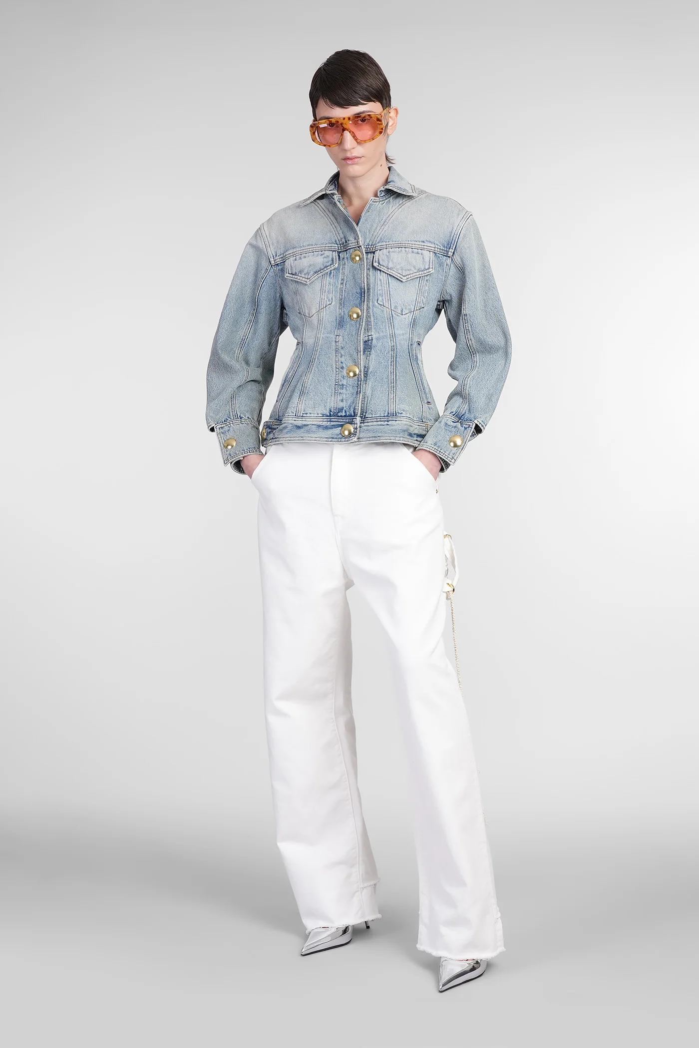 Gwen Denim Jackets in blue denim - Image 2
