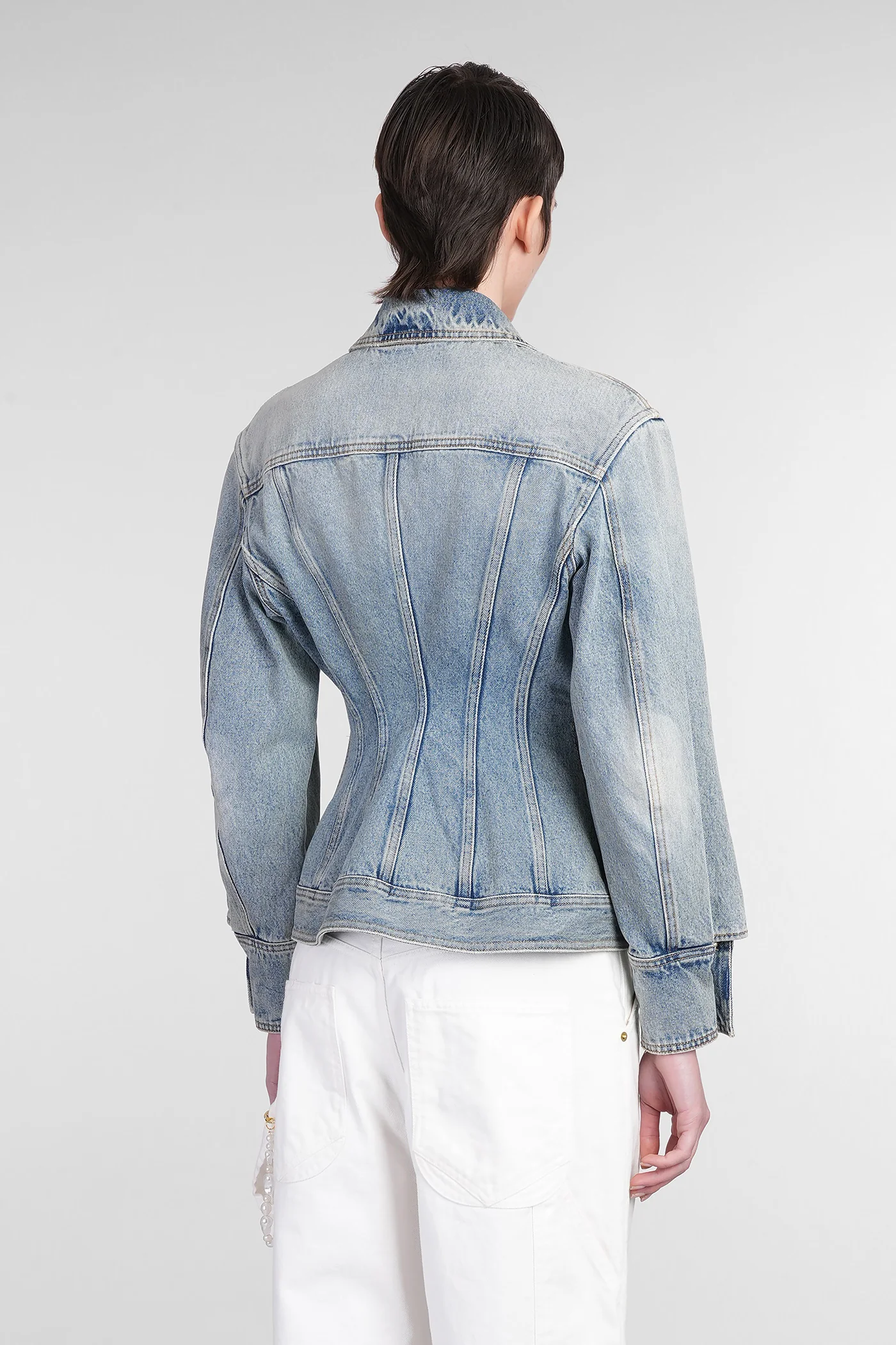 Gwen Denim Jackets in blue denim - Image 3