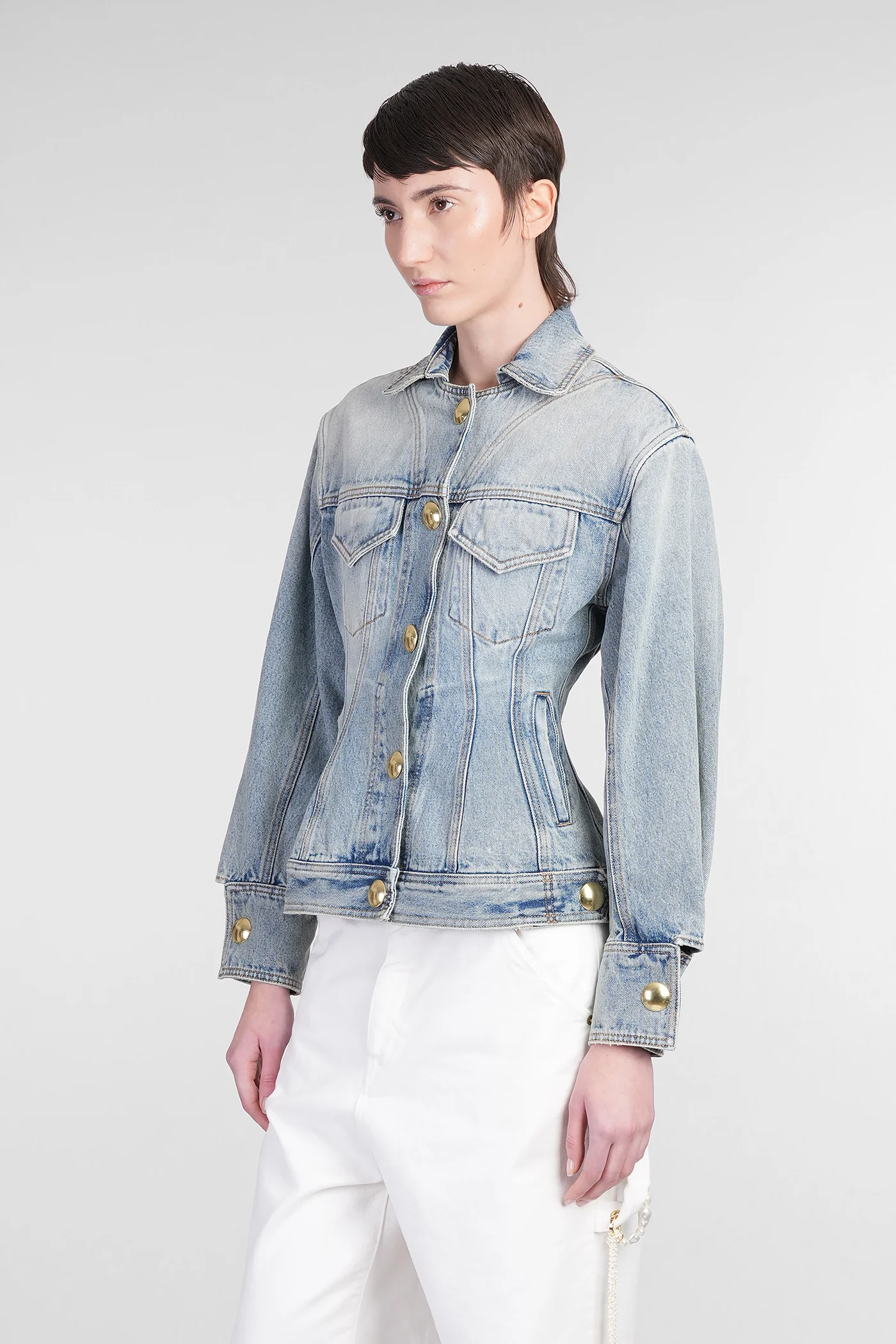 Gwen Denim Jackets in blue denim - Image 4