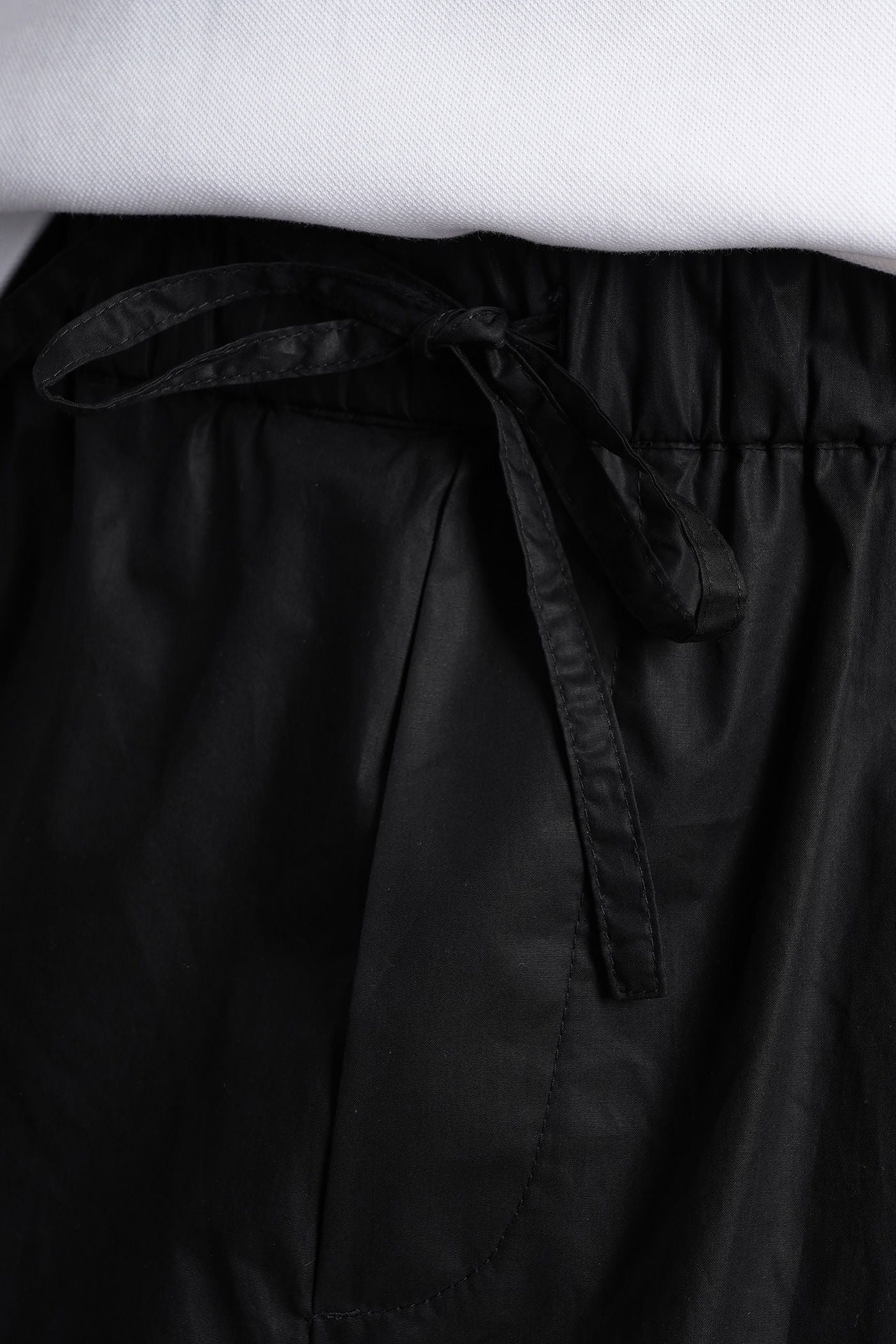 Ian Pants in black cotton - Image 5