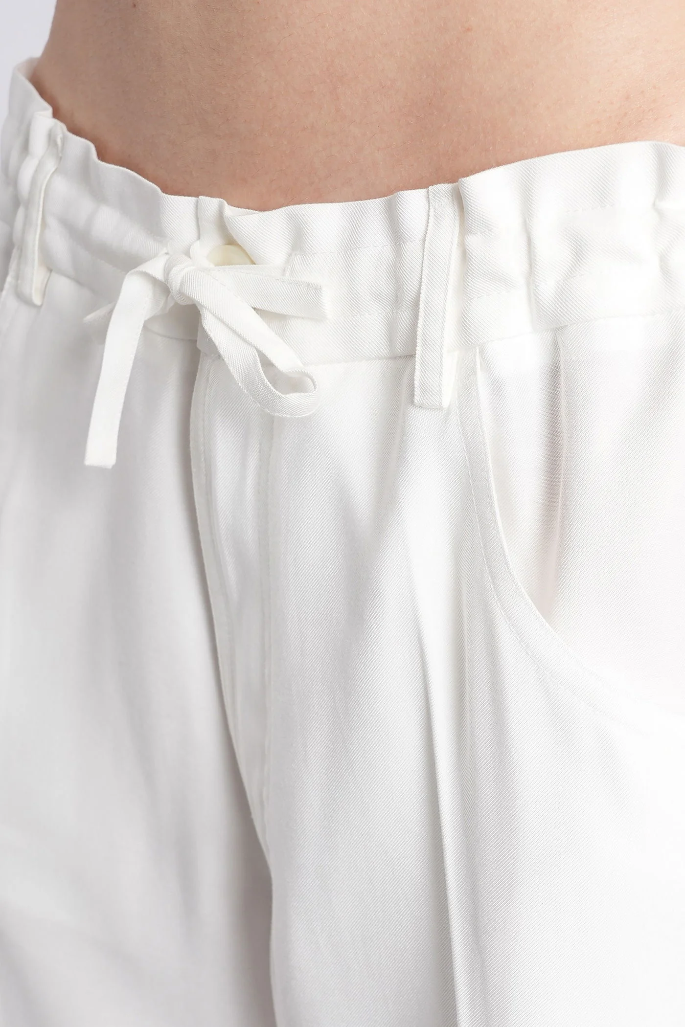Iris Pants in white viscose - Image 5