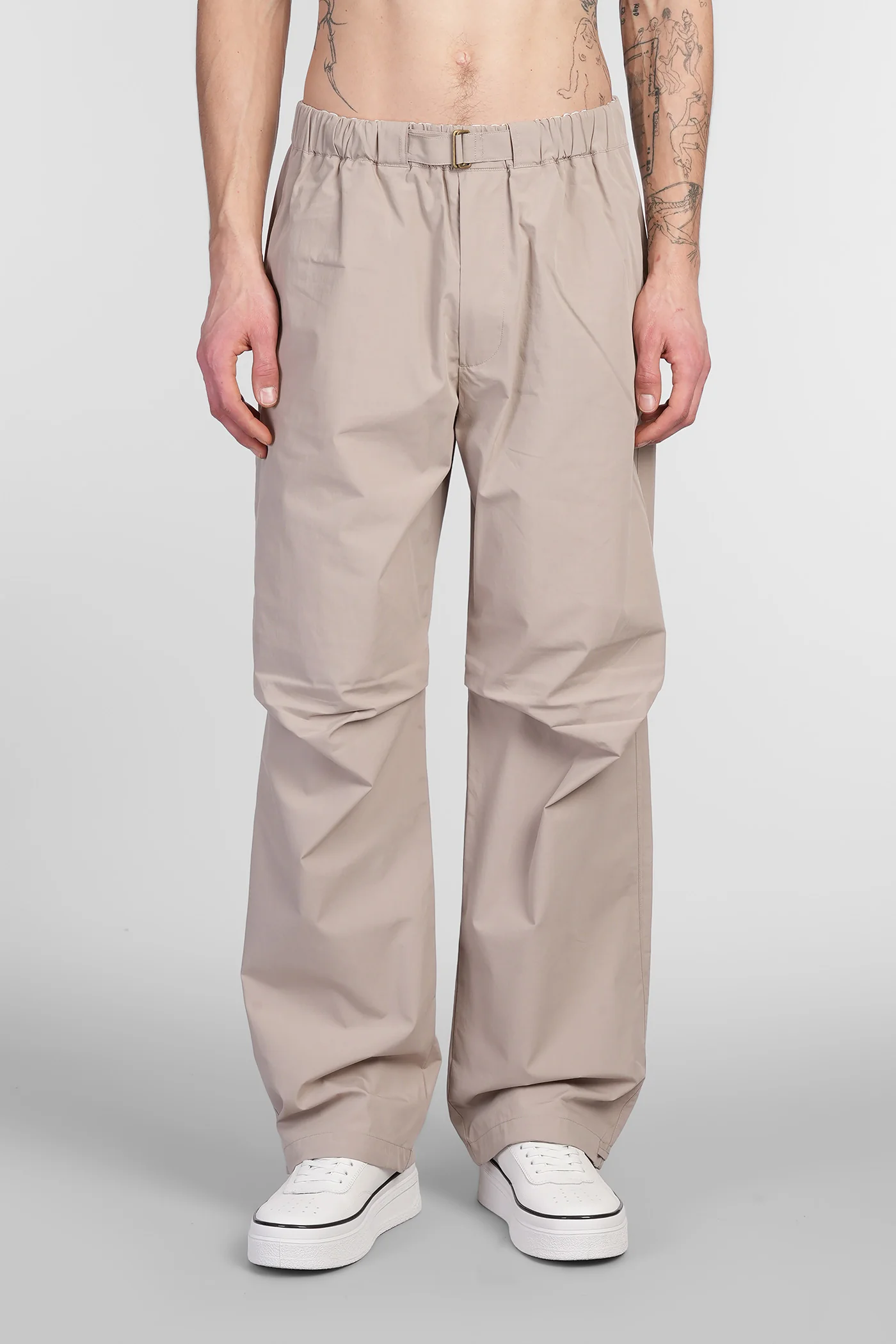 Jordan Pants in beige cotton