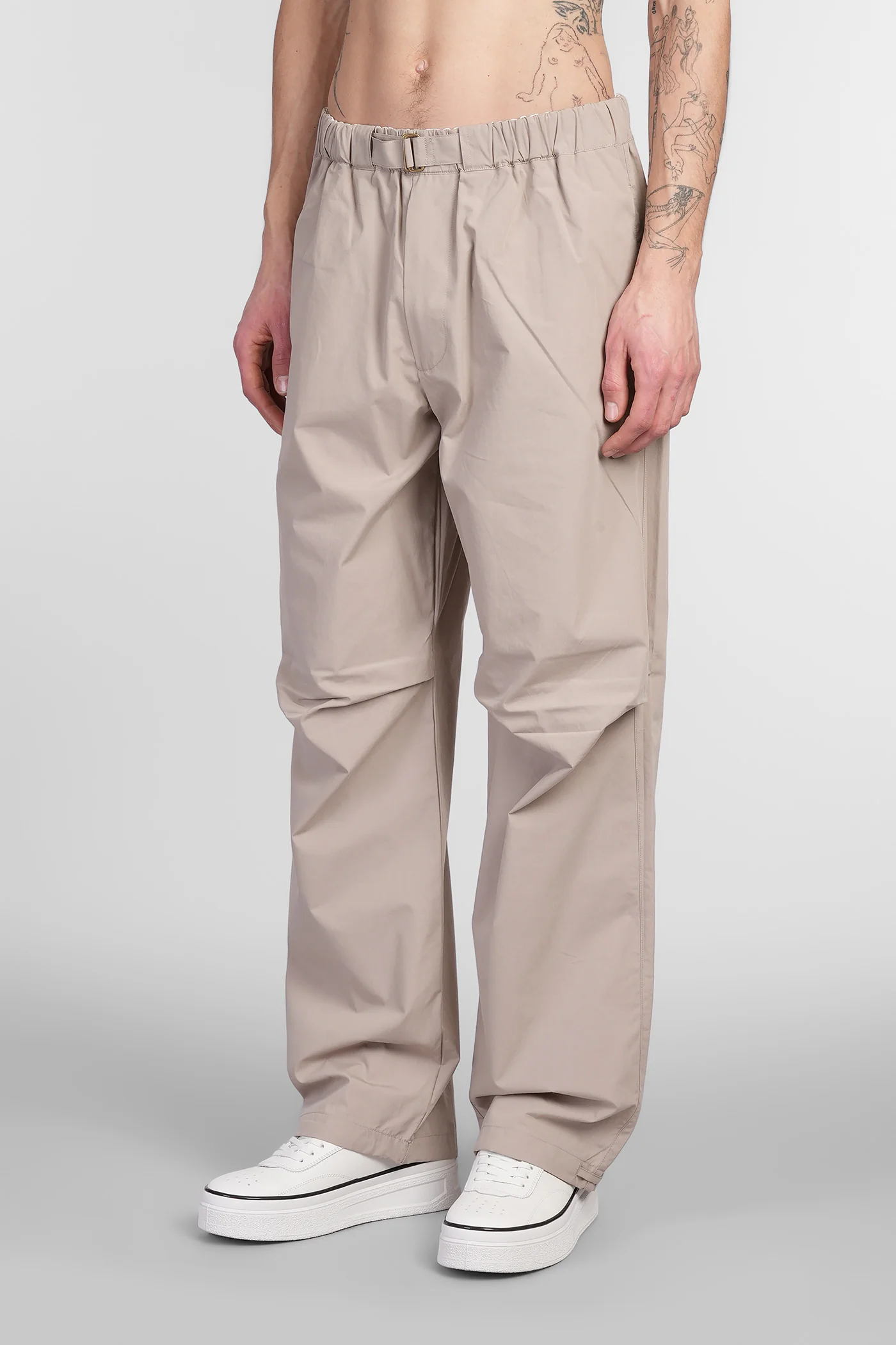Jordan Pants in beige cotton - Image 4
