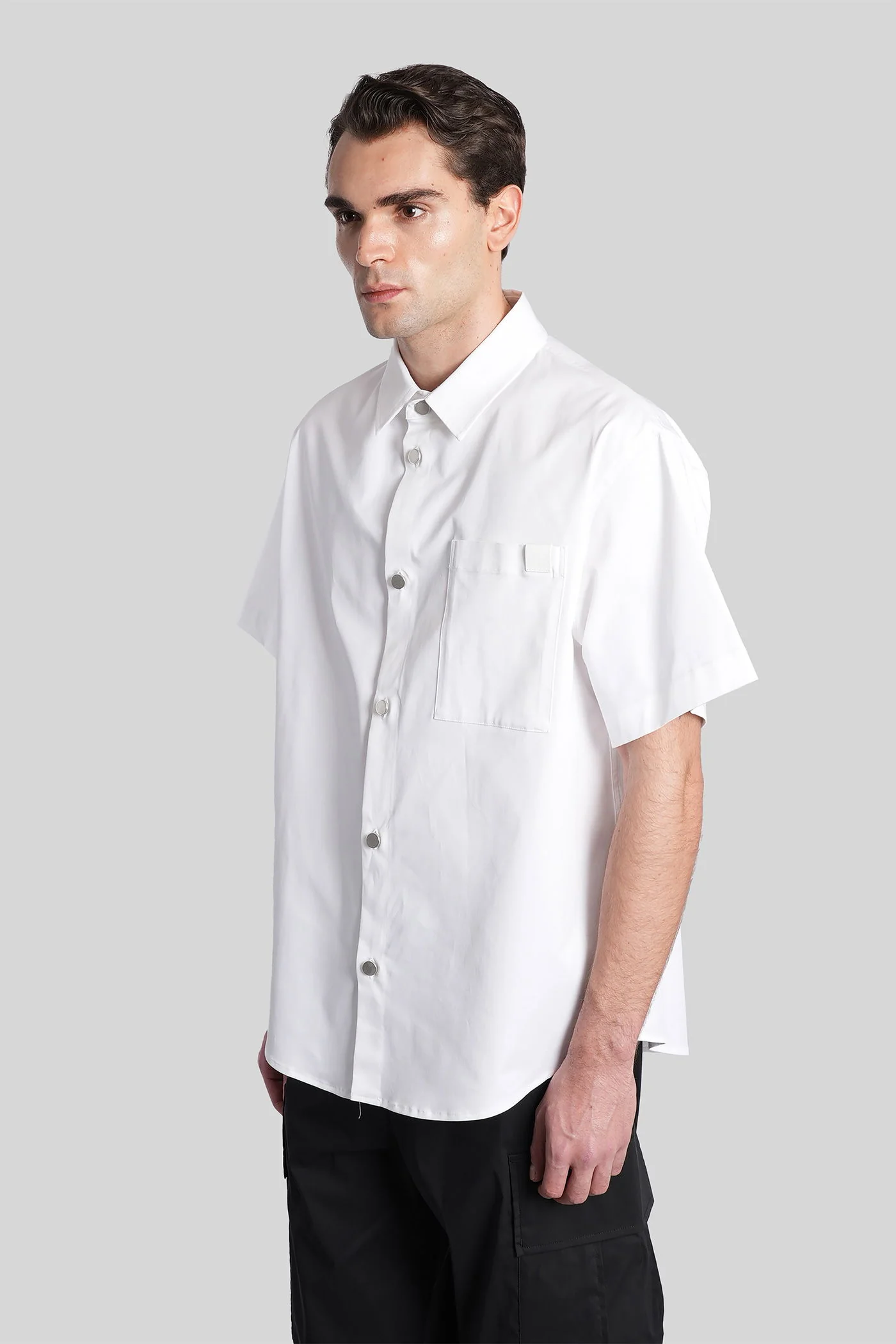 Karl Shirt in white cotton - Image 4