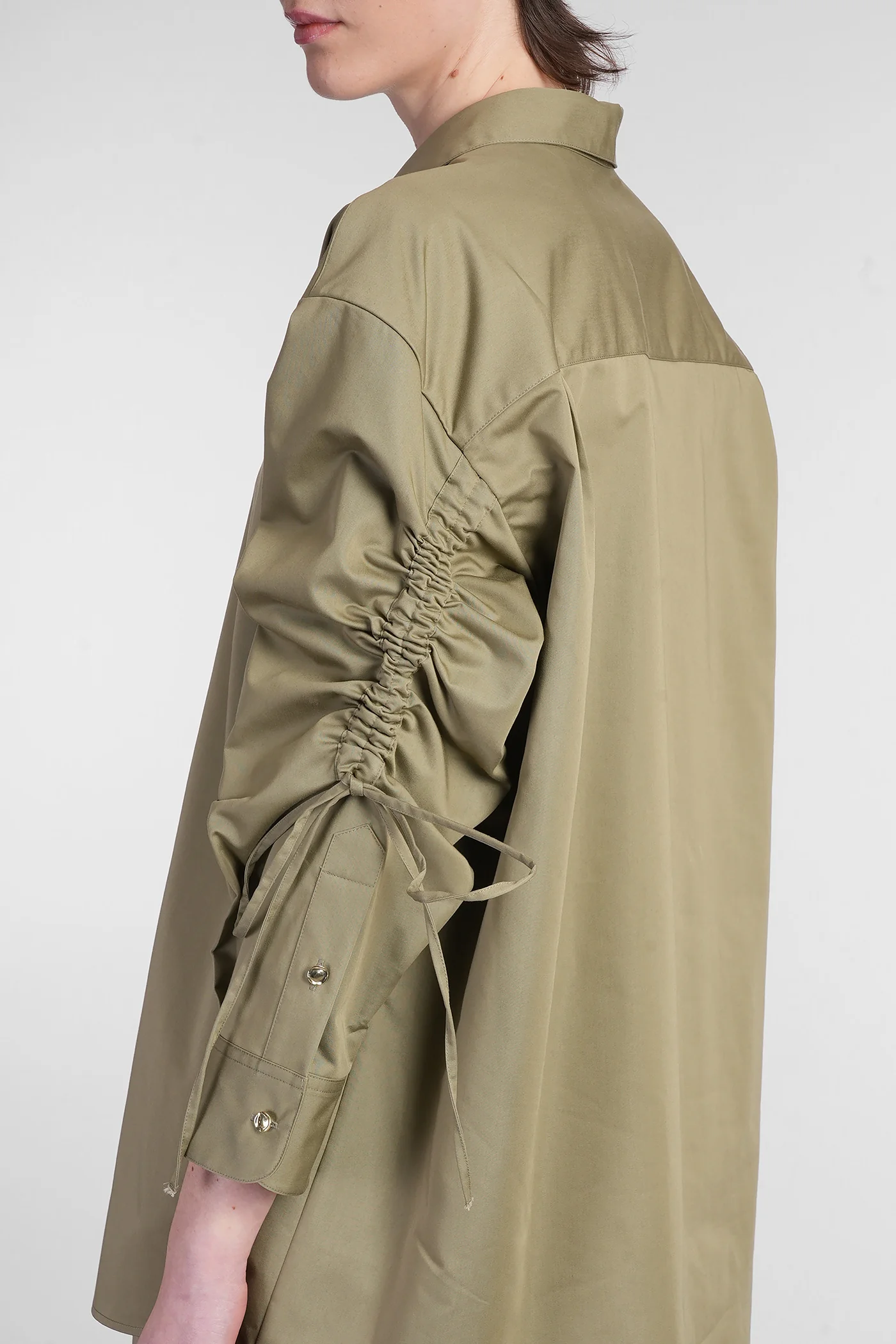 Keanu Shirt in green cotton - Image 5