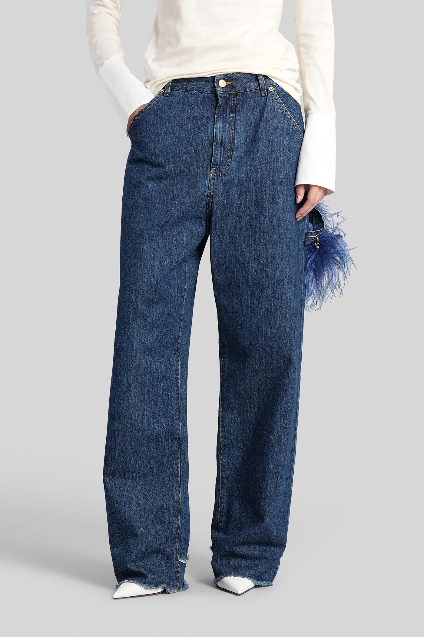 Lisa Jeans in blue cotton