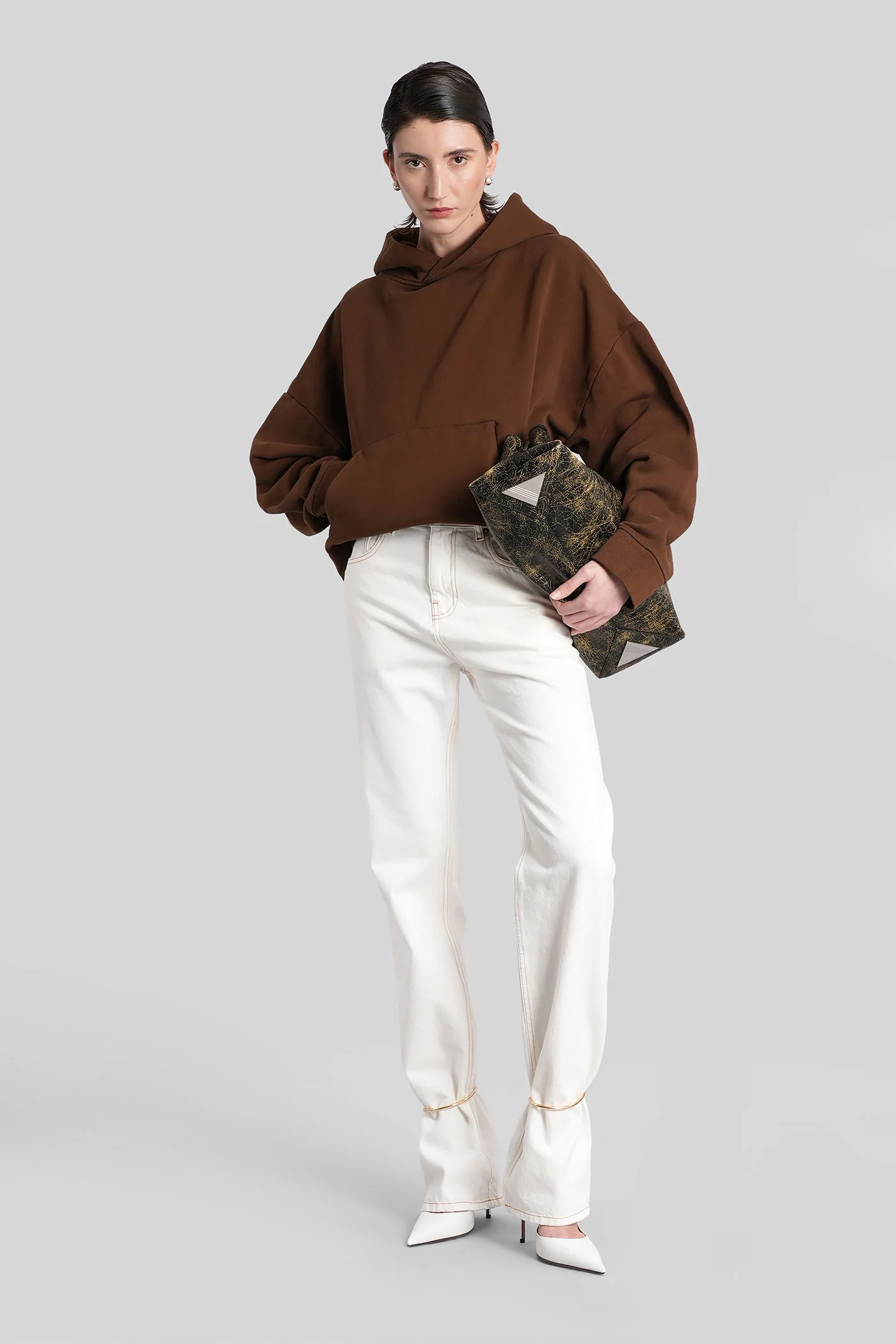 Marion Jeans in white denim - Image 2