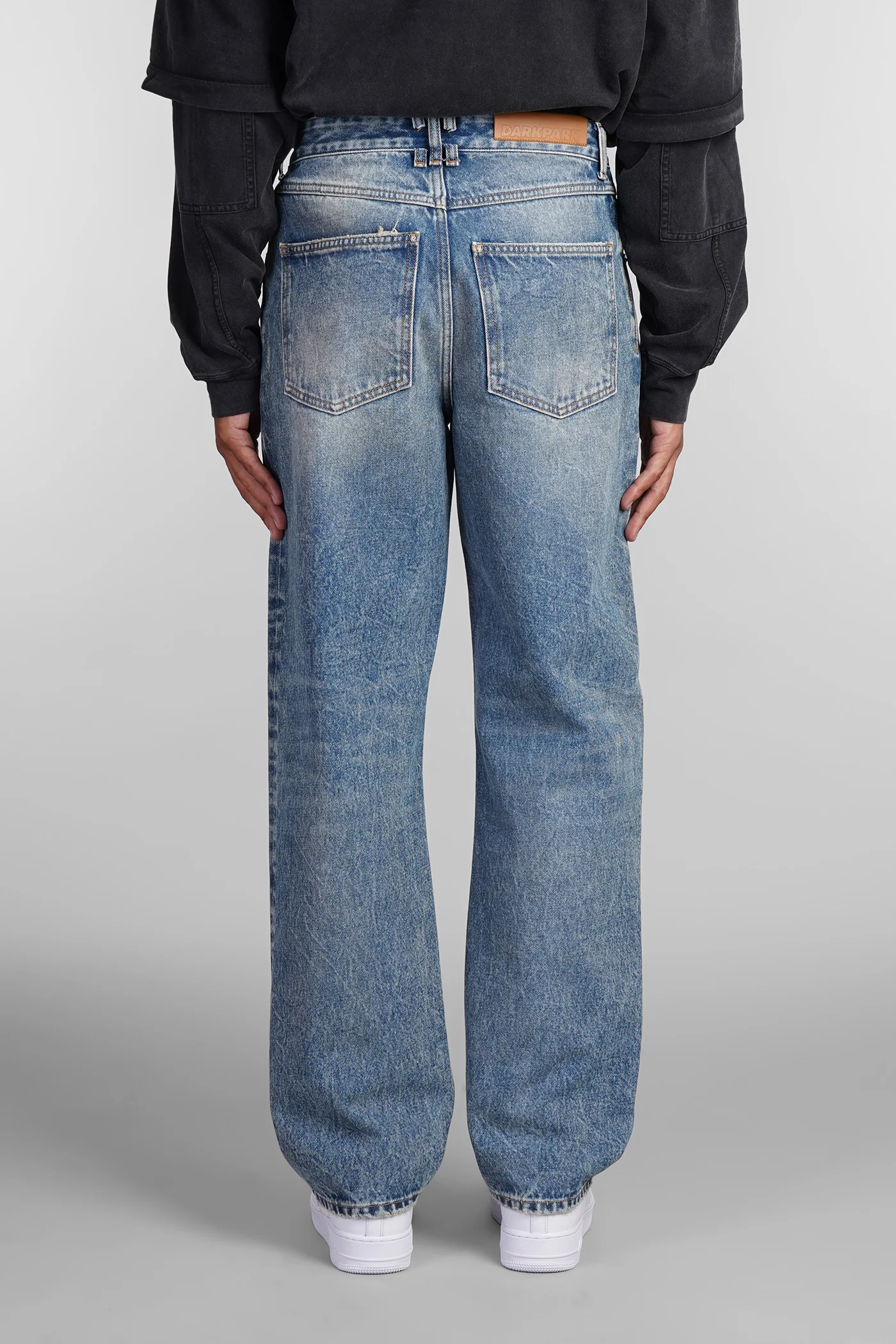 Mark Jeans in blue cotton - Image 3