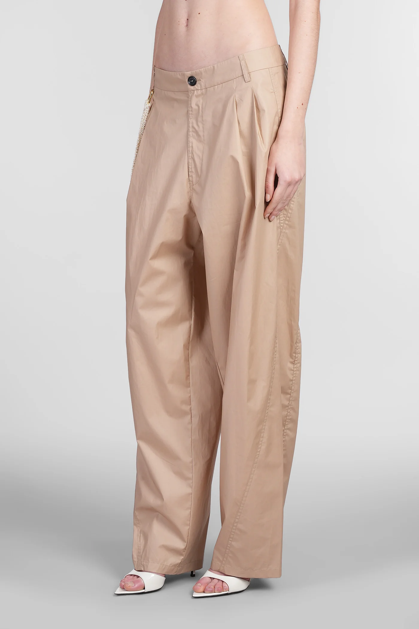 Phebe Pants in Camel cotton - Image 4