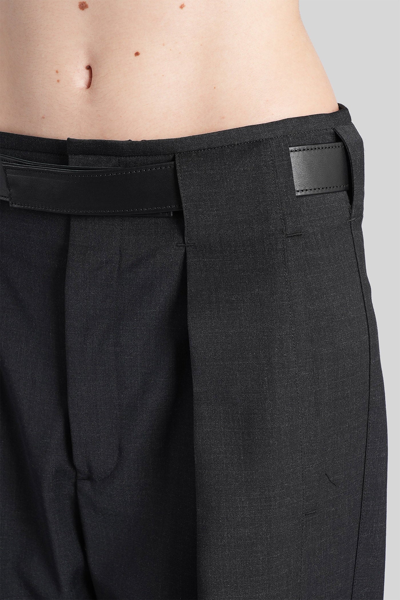 Ronda Pants in grey polyester - Image 5