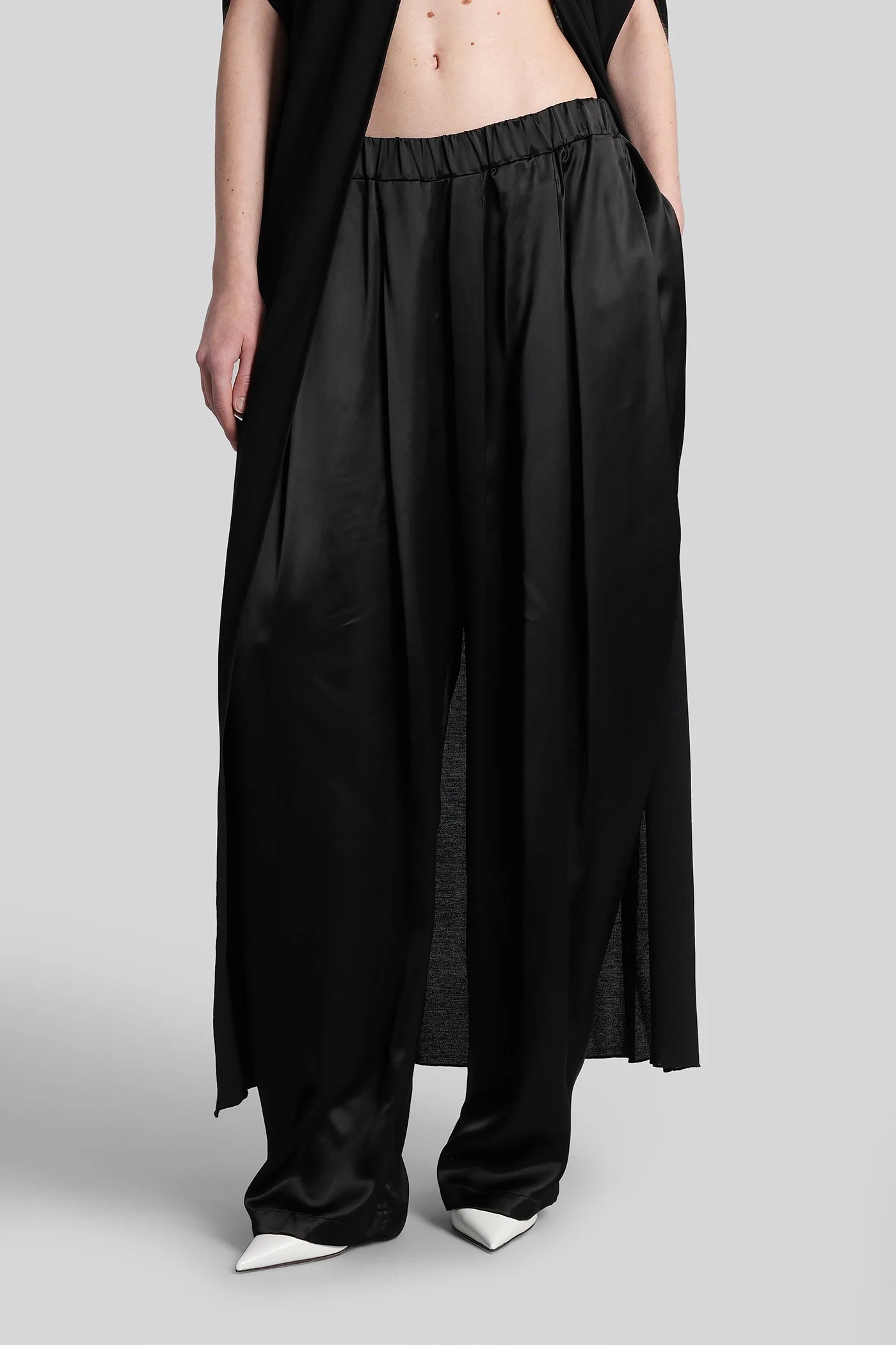 Simona Pants in black viscose
