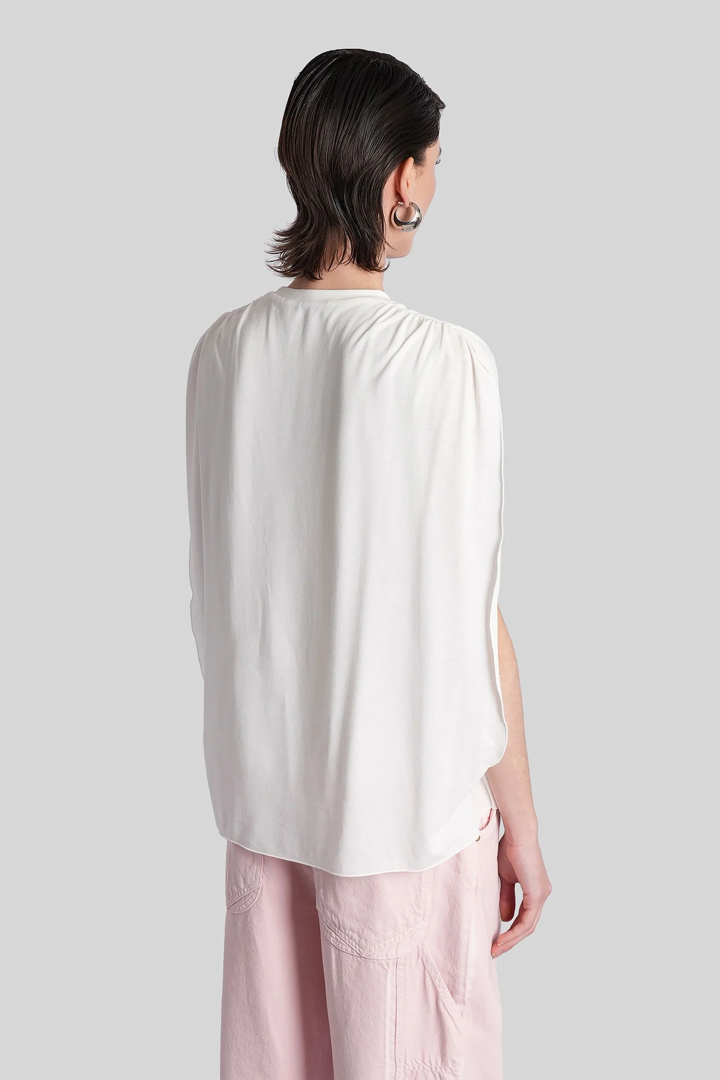 Tracy Topwear in white cotton - Image 3