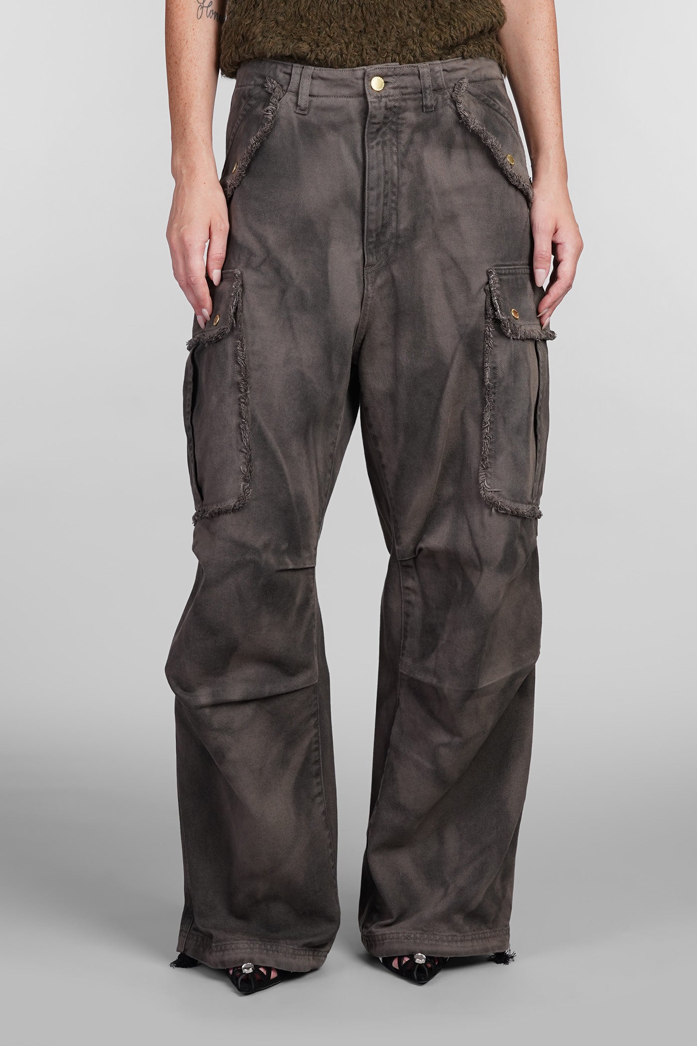 Vivi Jeans in brown cotton