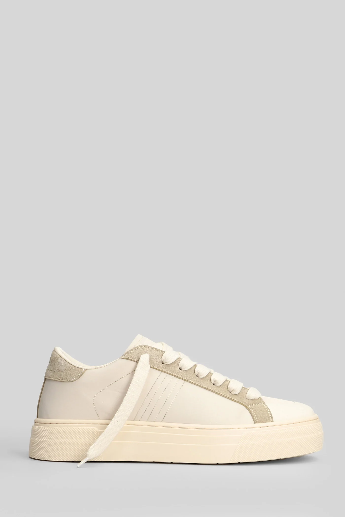 Sneakers in beige fabric - Image 36
