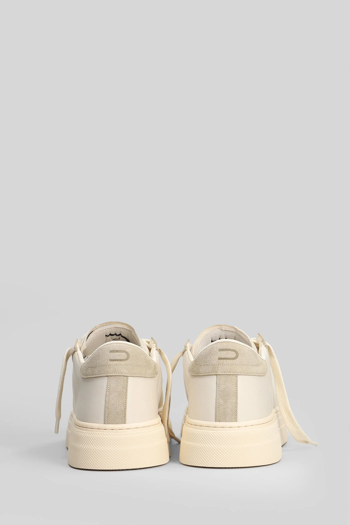 Sneakers in beige fabric - Image 9