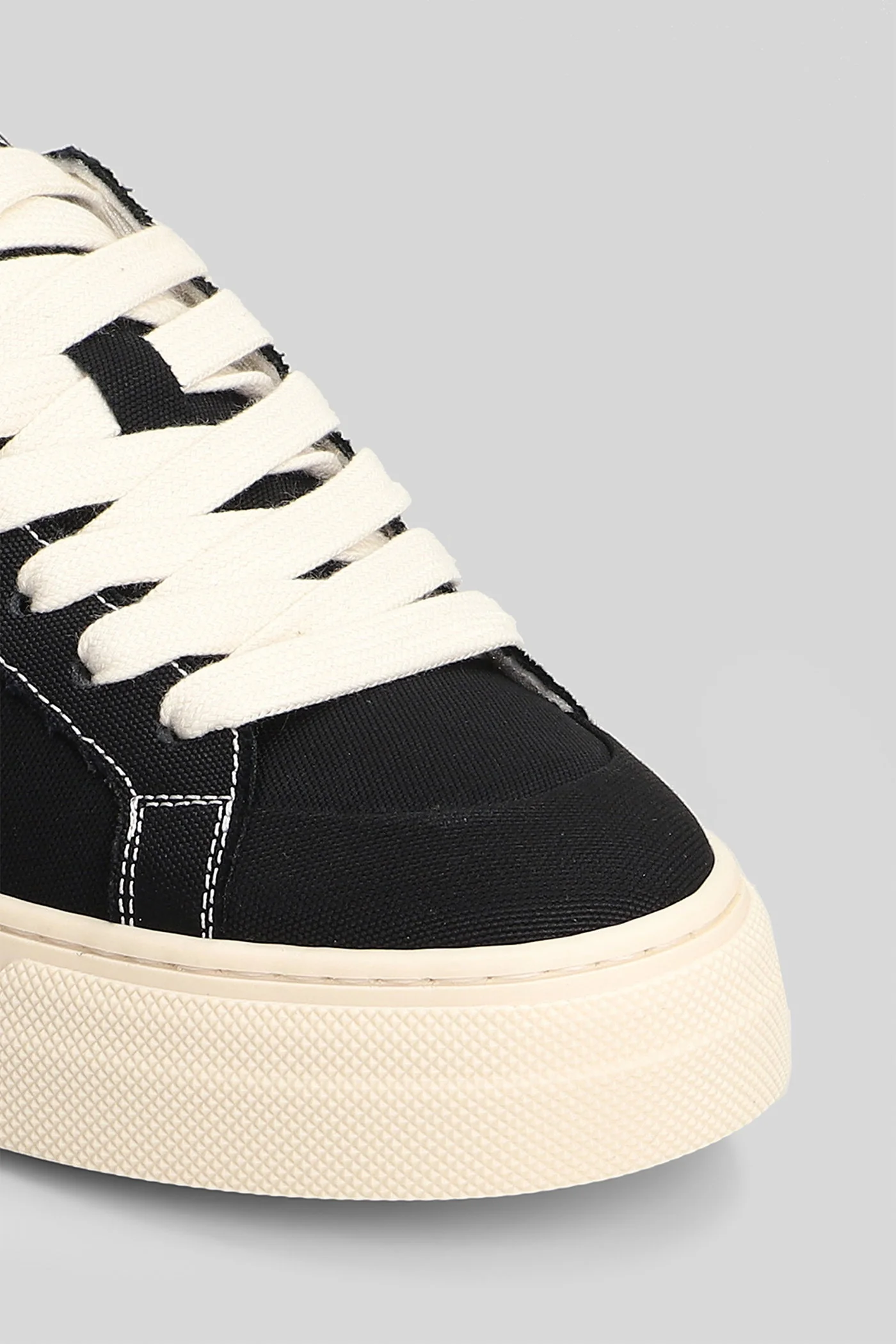Sneakers in black canvas - Image 5