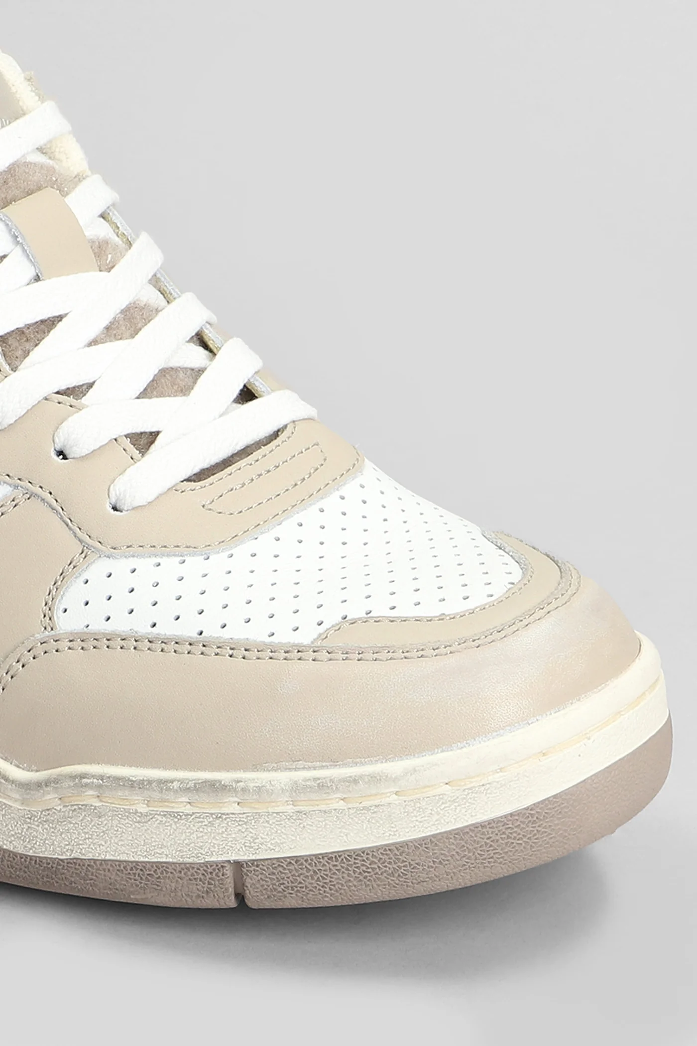 B.560 Torino Italia Sneakers in white suede and leather - Image 5
