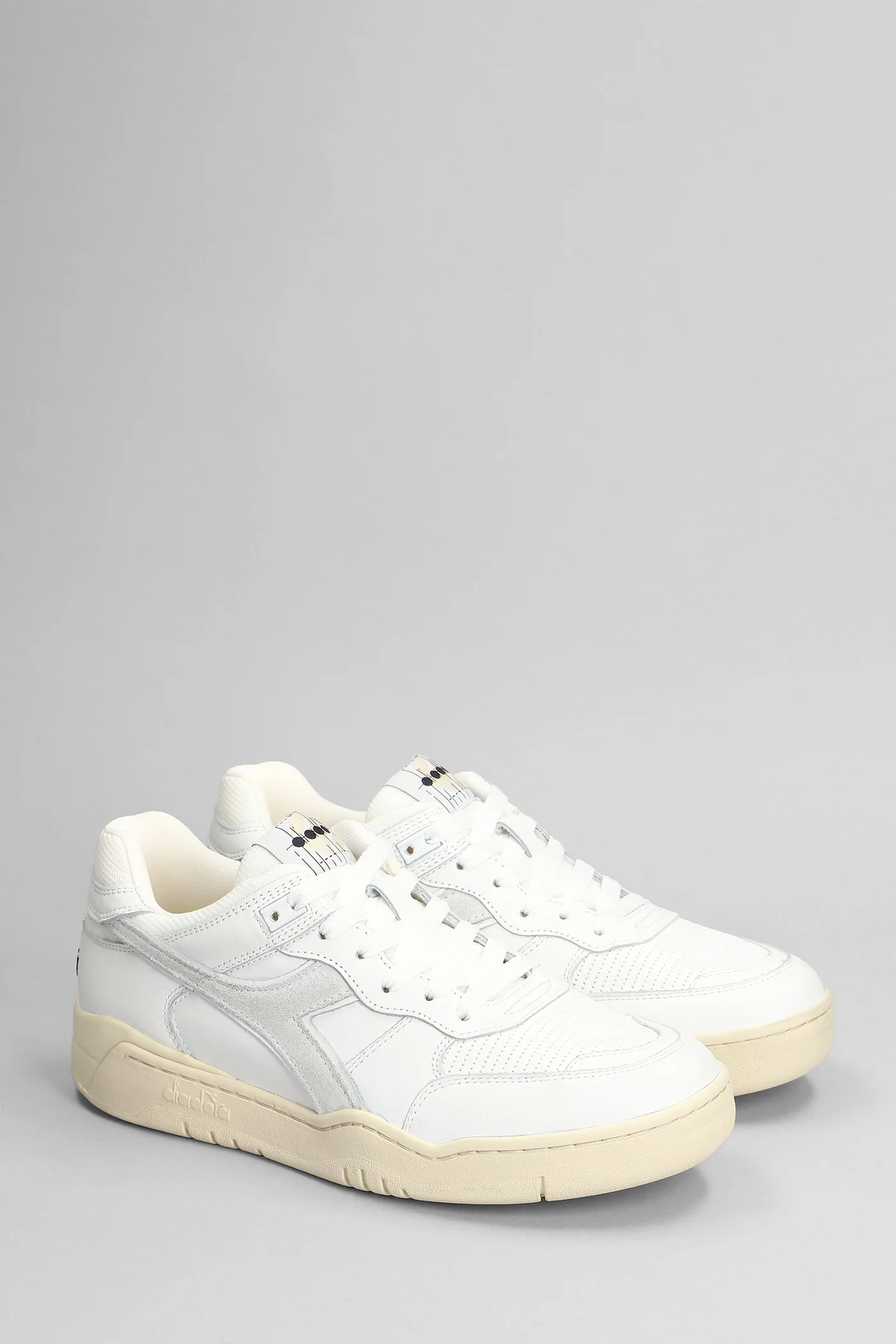 B.560 Used Sneakers in white leather - Image 2