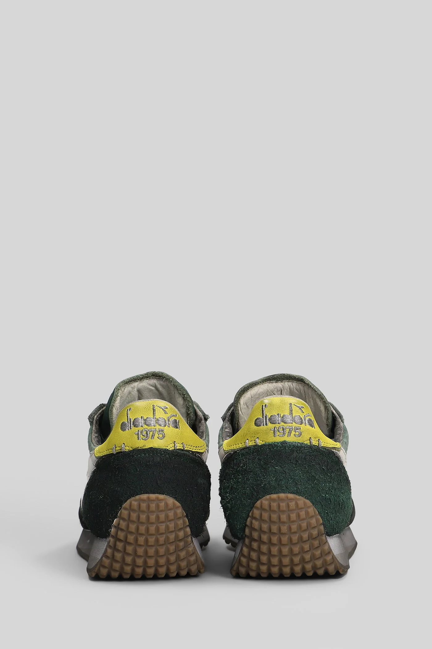 Equipe Dirty Sneakers in green Suede and fabric - Image 4