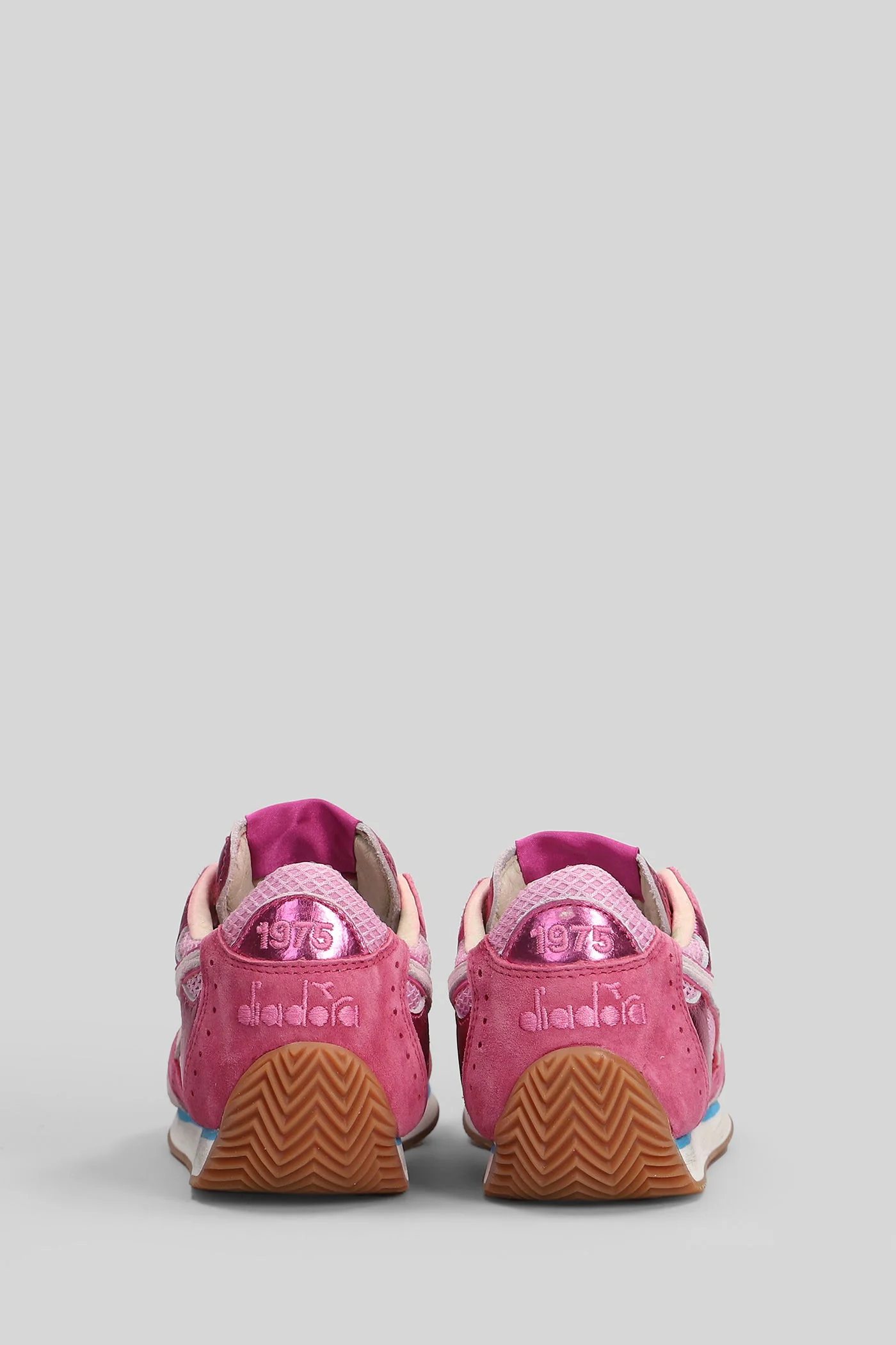 Equipe Revenge Sneakers in rose-pink Suede and fabric - Image 4