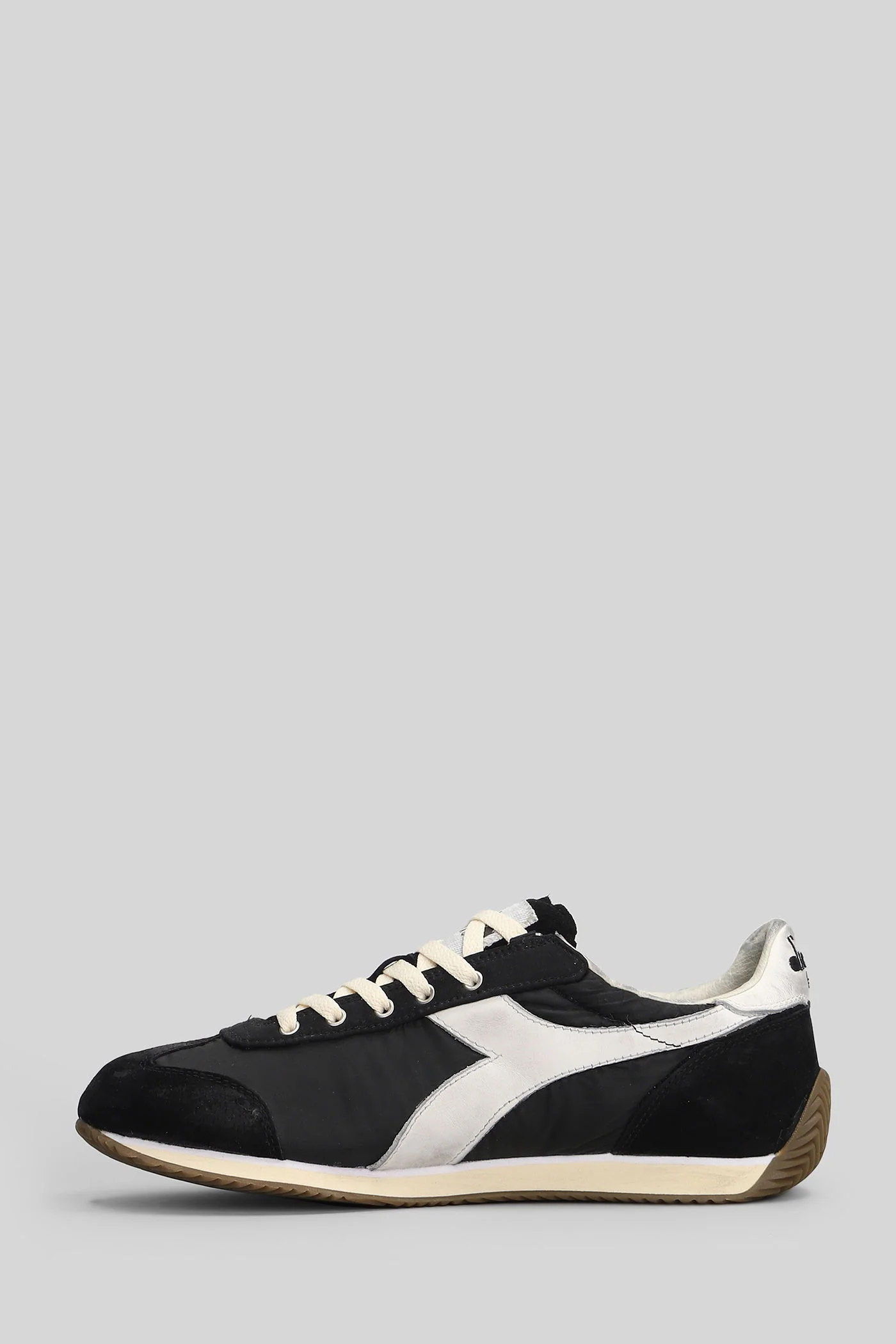 Equipe Vela Sneakers in black Suede and fabric - Image 3