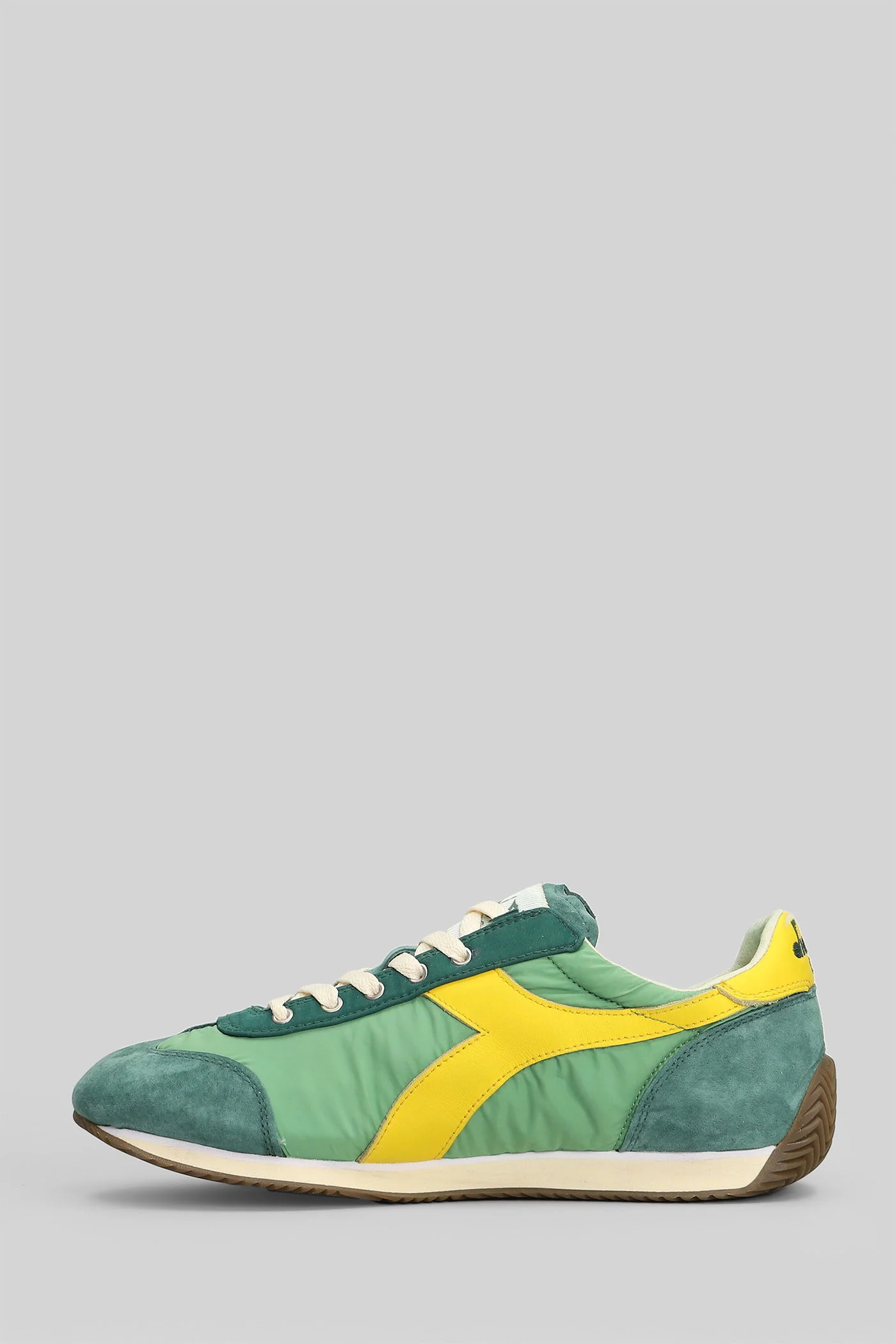 Equipe Vela Sneakers in green Suede and fabric - Image 3