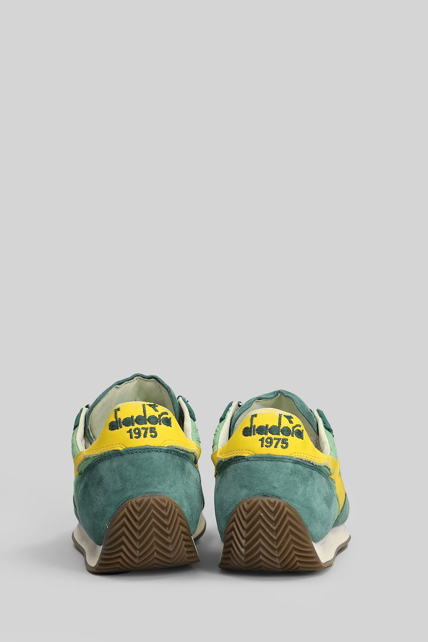 Equipe Vela Sneakers in green Suede and fabric - Image 4