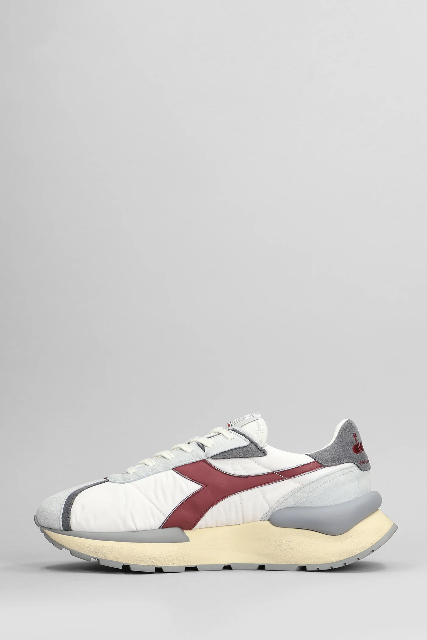 Mercury Elite Sneakers in white Suede and fabric - Image 3