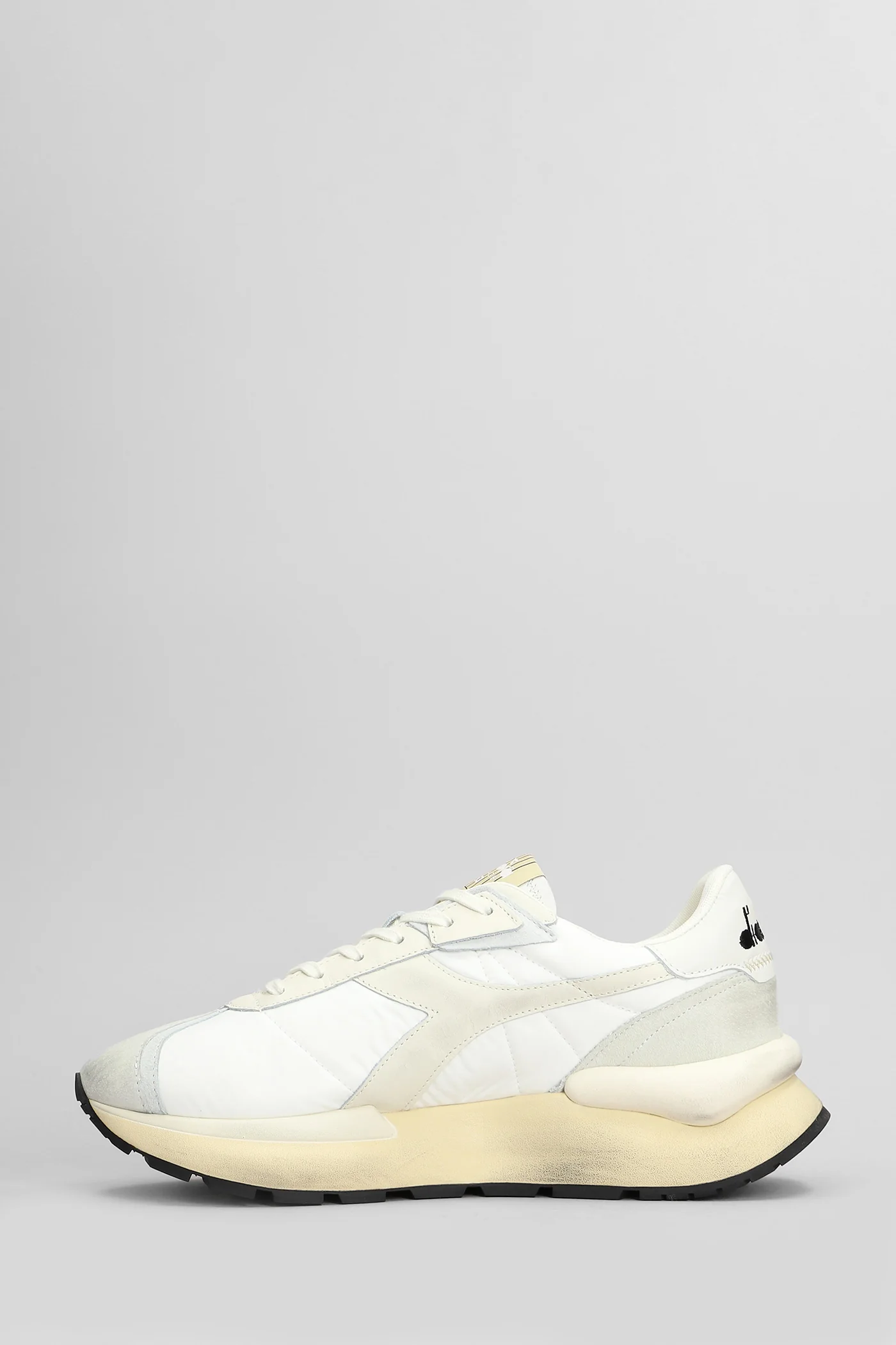 Mercury Elite Sneakers in white Suede and fabric - Image 3
