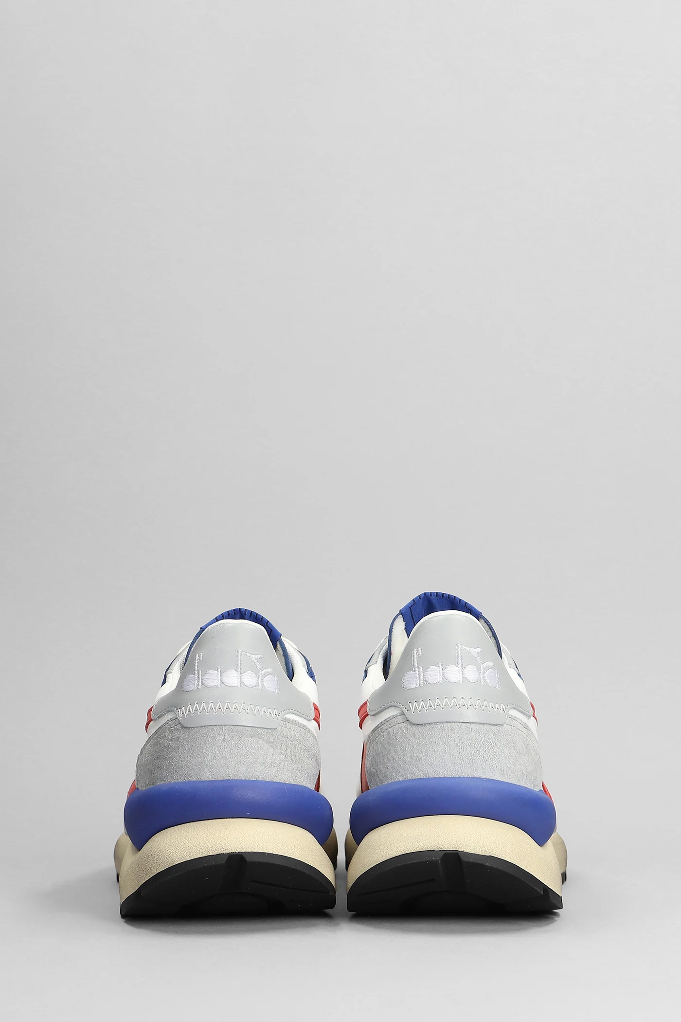 Mercury Elite Sneakers in white Suede and fabric - Image 4