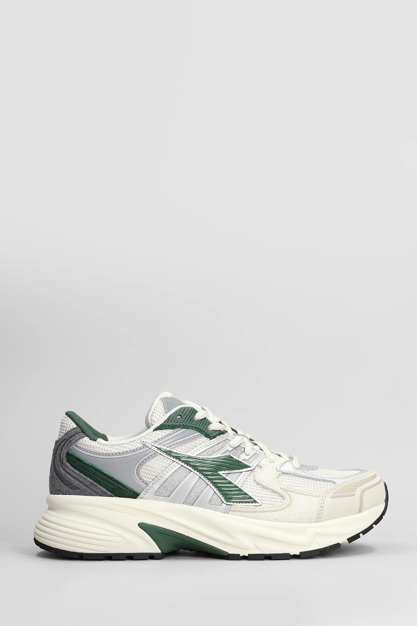 Mythos Star Sneakers in grey Suede and fabric