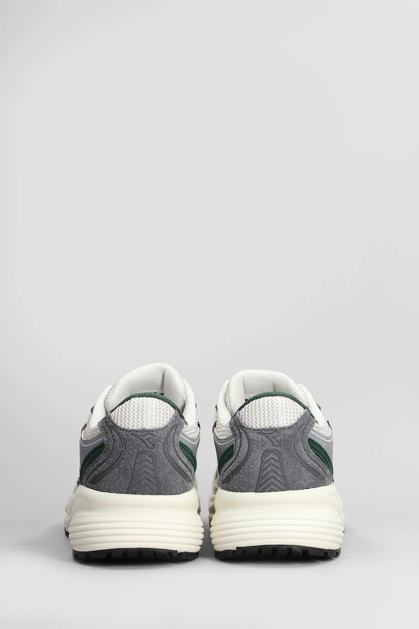 Mythos Star Sneakers in grey Suede and fabric - Image 4