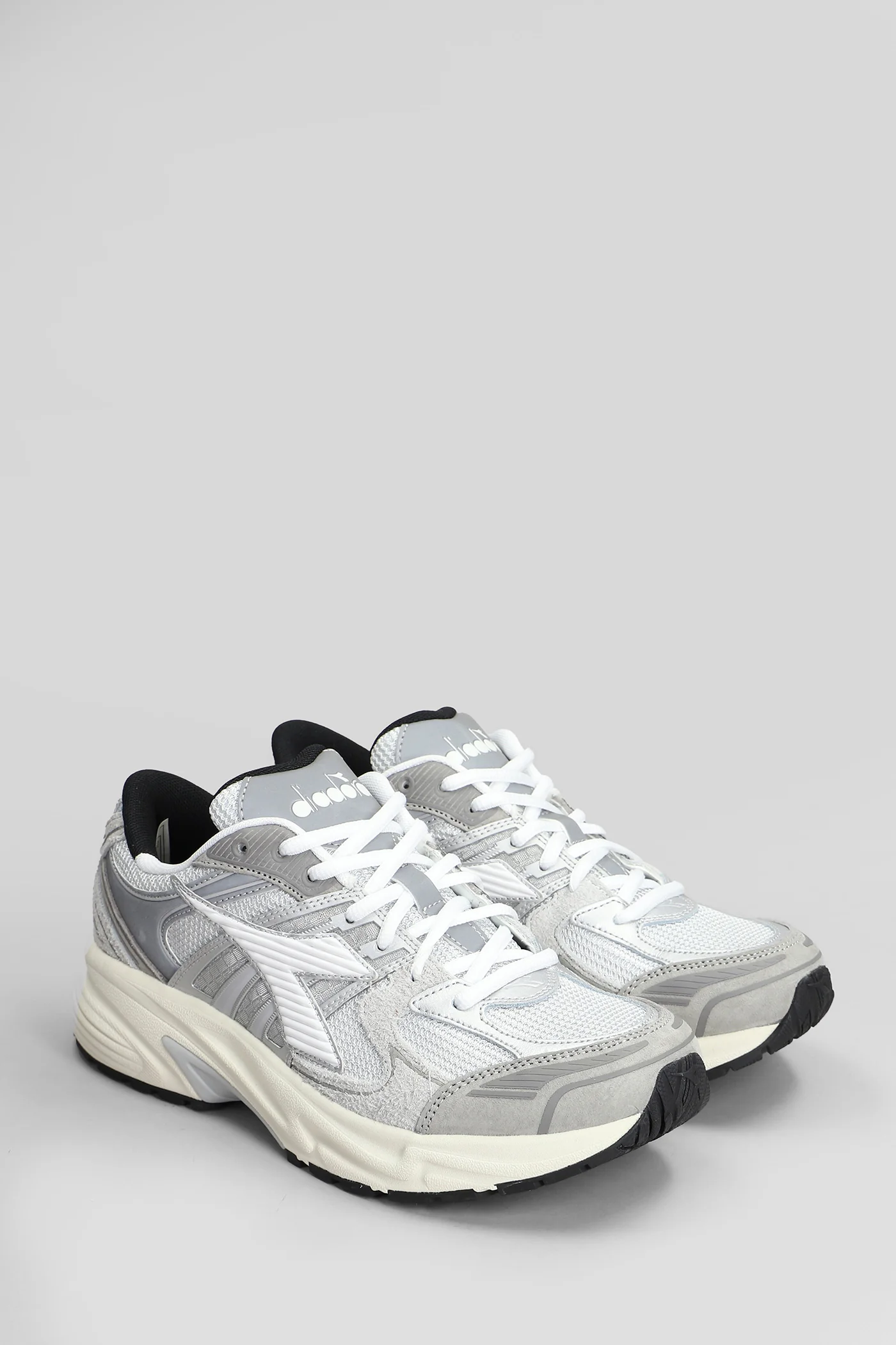 Mythos Star Sneakers in grey Suede and fabric - Image 2