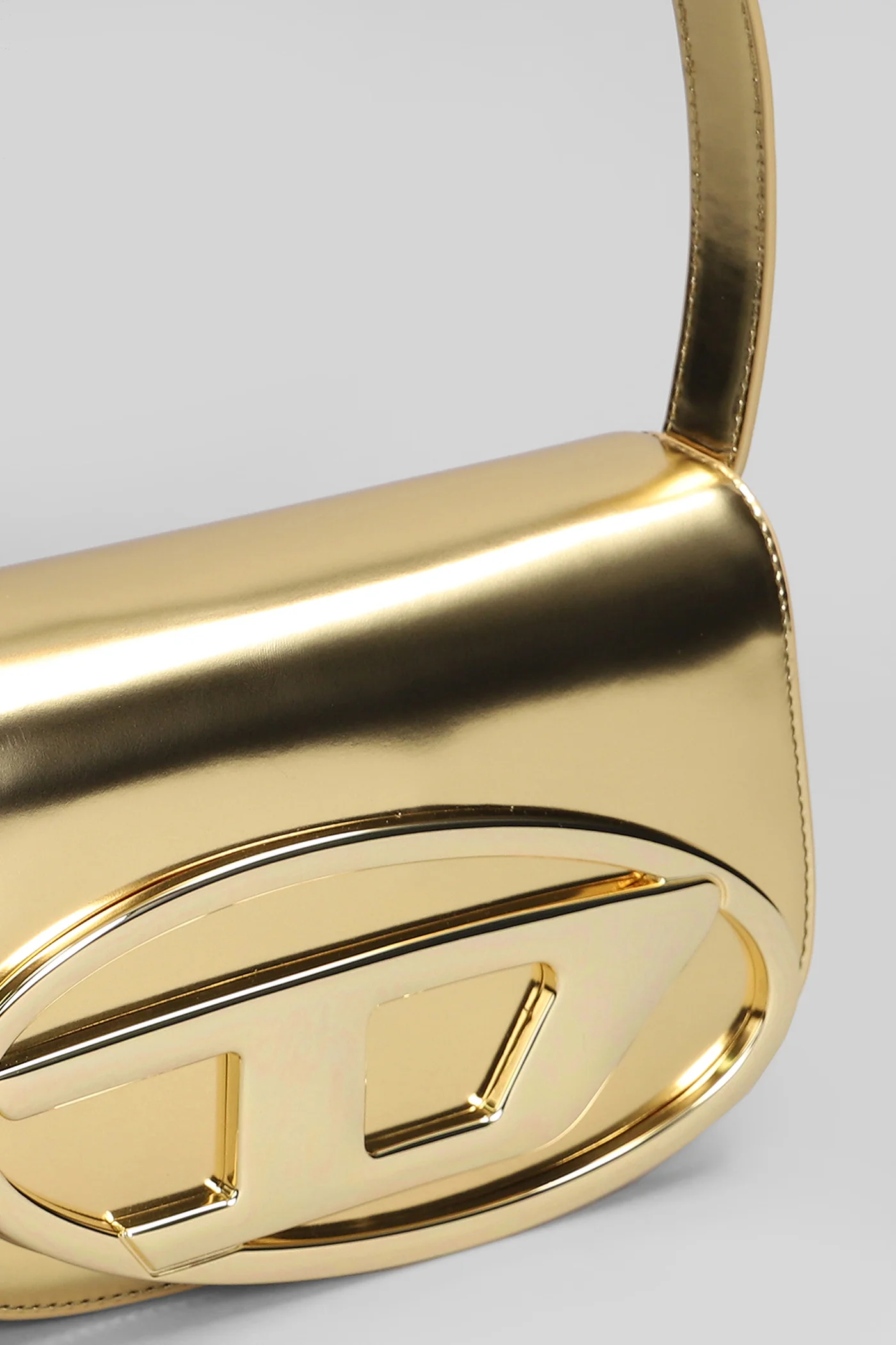 1 dr Shoulder bag in gold leather - Image 4
